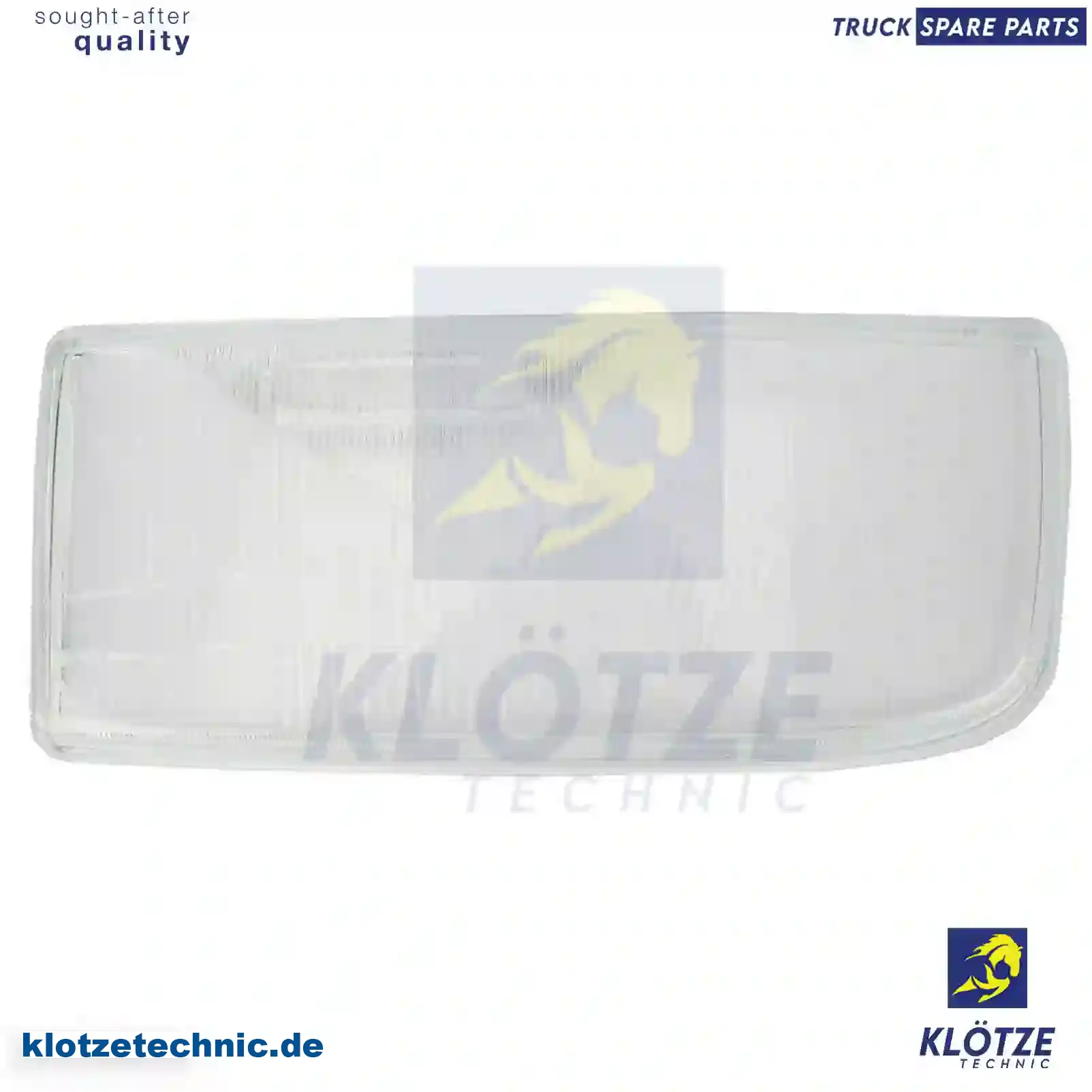 Headlamp glass, left, 0048260690, 0048262590, ZG20527-0008 || Klötze Technic