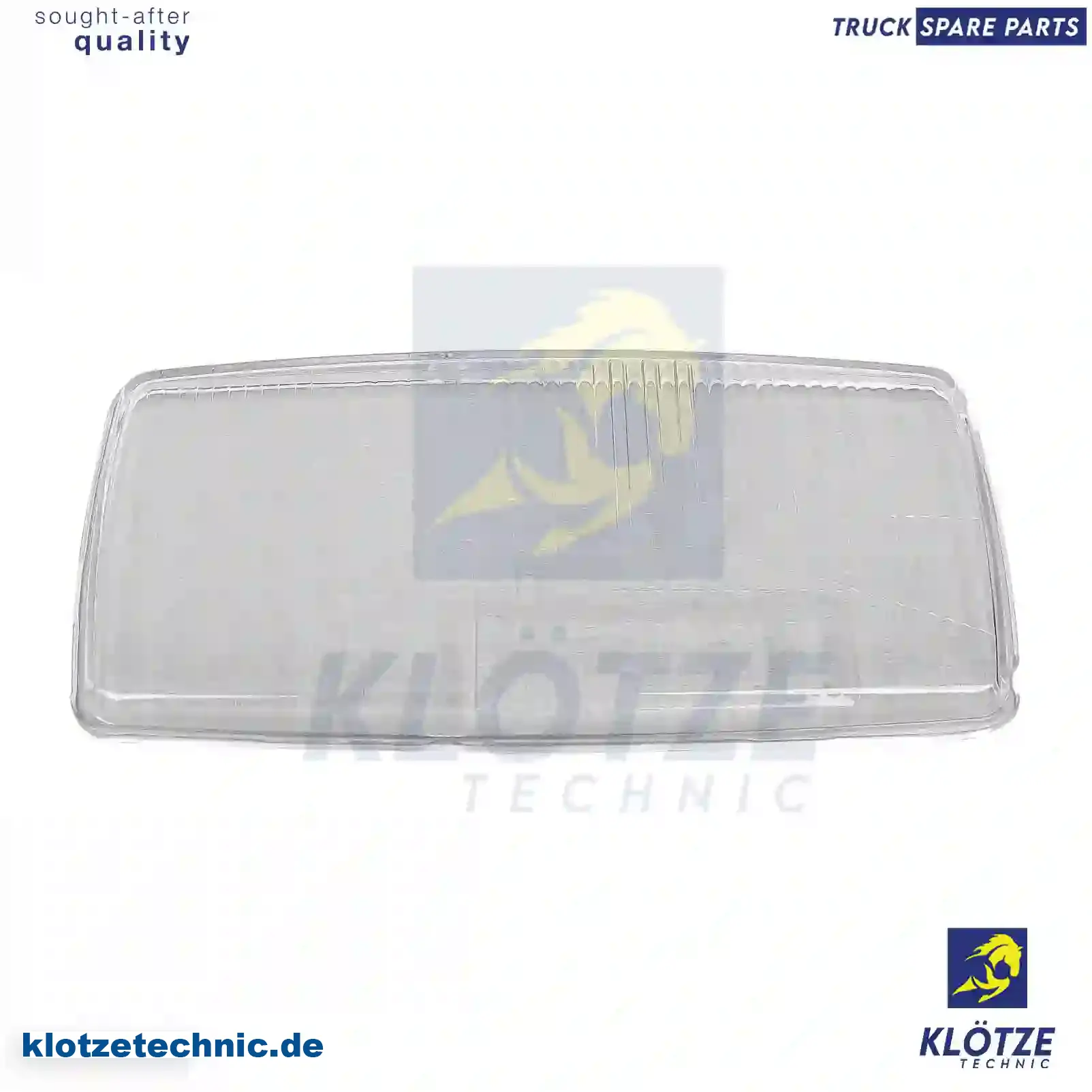 Headlamp glass, right, 28260790, 0028261 || Klötze Technic