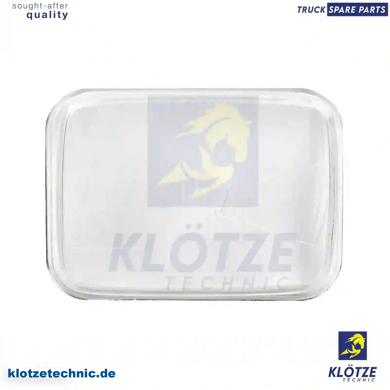 Headlamp glass, right, 0028269990, 0038261690, ZG20538-0008 || Klötze Technic