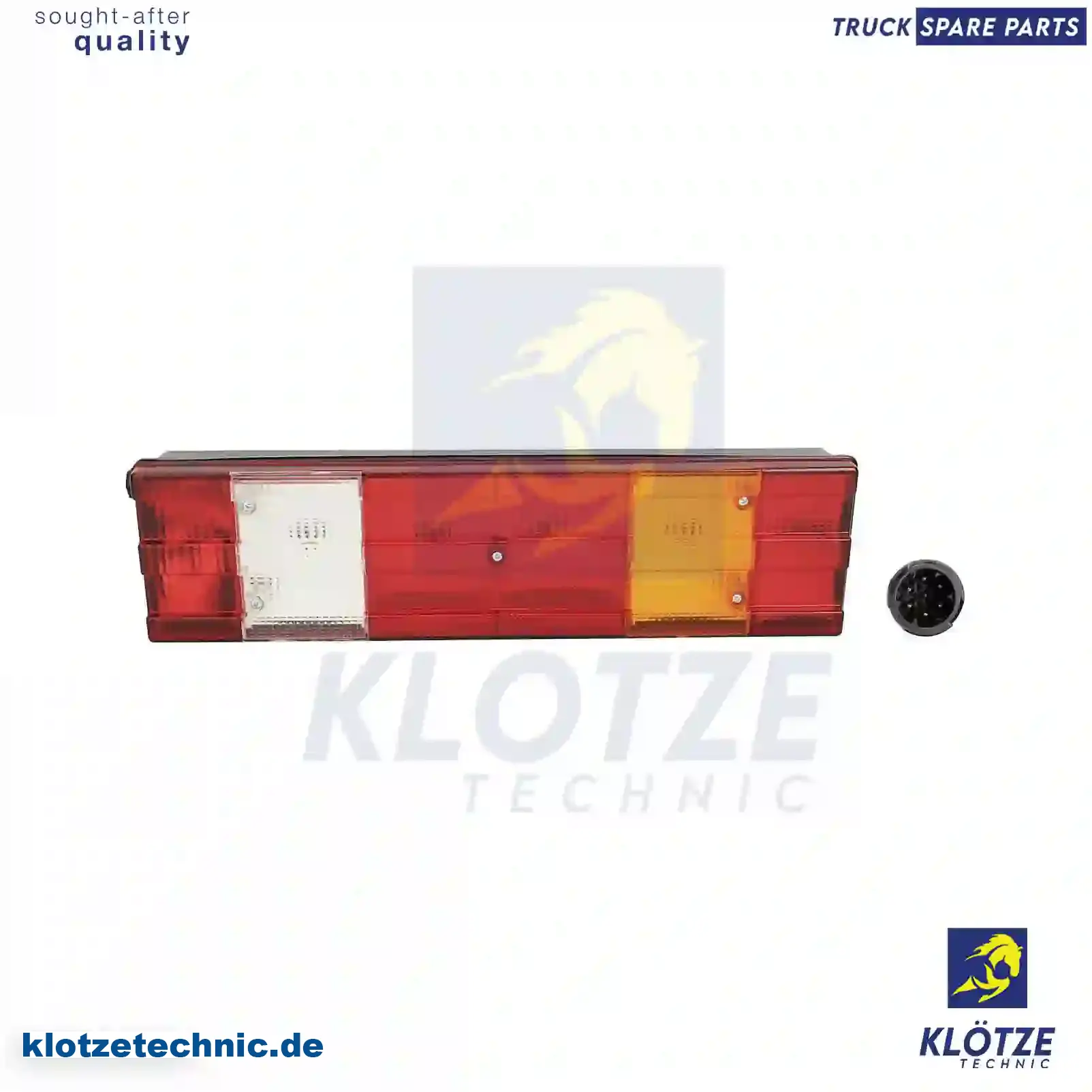 Tail lamp, right, with license plate lamp, 0015406070, 0015406570, ZG21061-0008, , || Klötze Technic