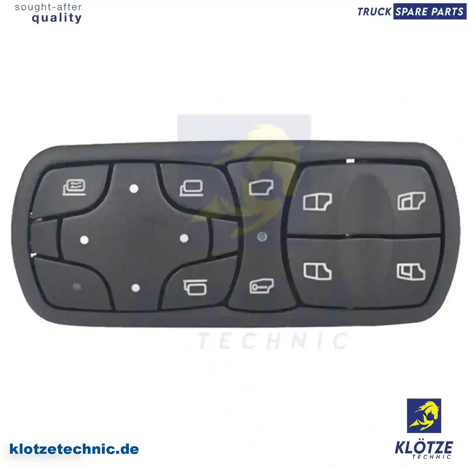 Control panel, door, driver side, 9438200097, ZG60409-0008 || Klötze Technic