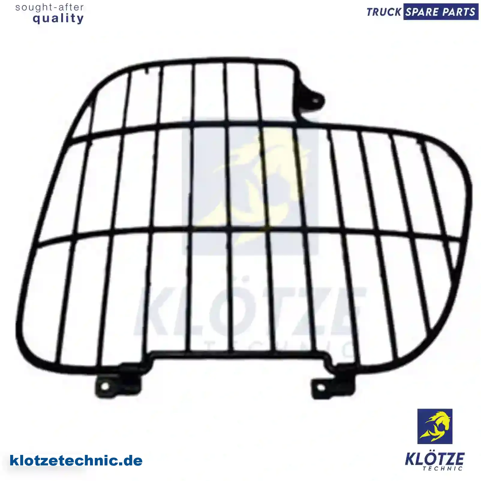 Covering grille, headlamp, right, 9438800285, 94388002857C72, ZG60528-0008 || Klötze Technic