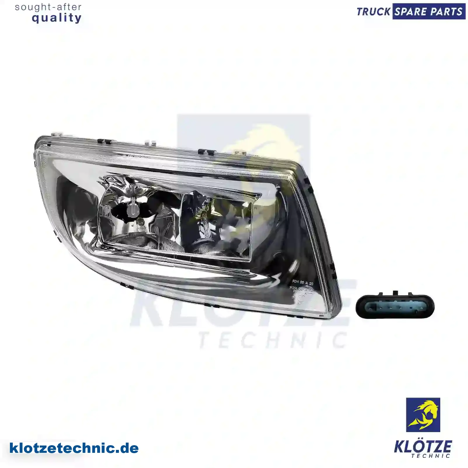 Headlamp, right, 0005401754, , , || Klötze Technic