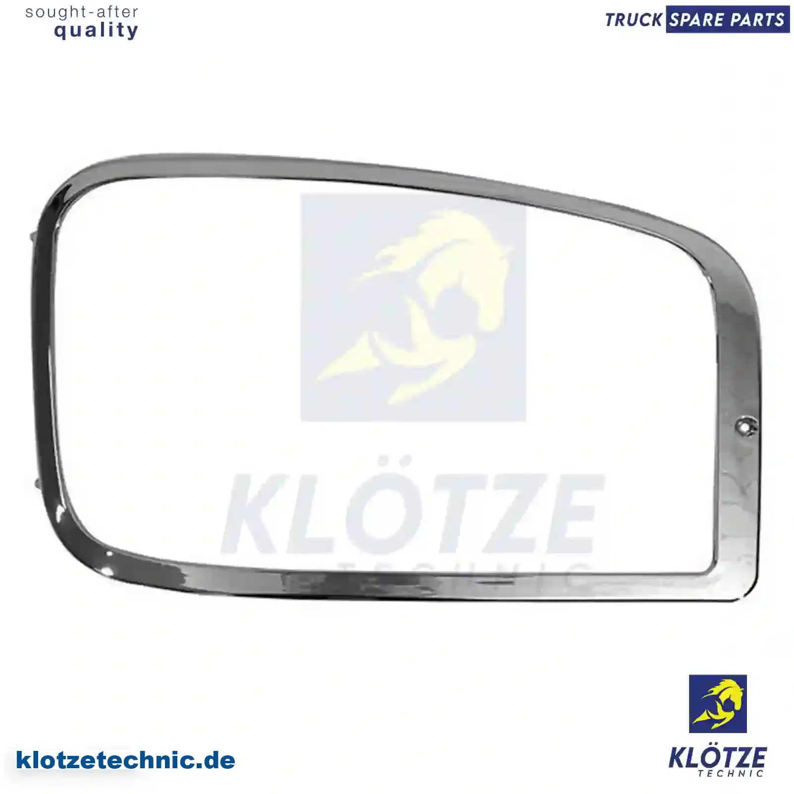 Lamp frame, right, chromed, 9408851022 || Klötze Technic