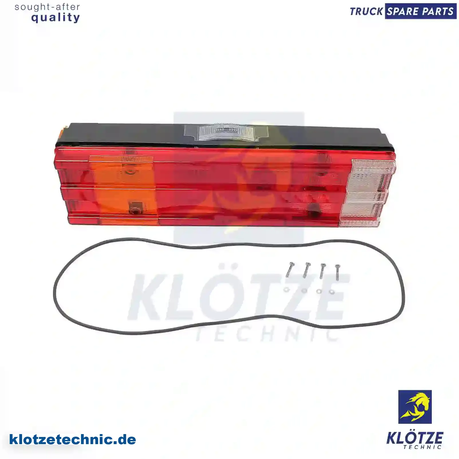 Tail lamp, right, with license plate lamp, 0873238, 873238, 0025445603, ZG21062-0008 || Klötze Technic