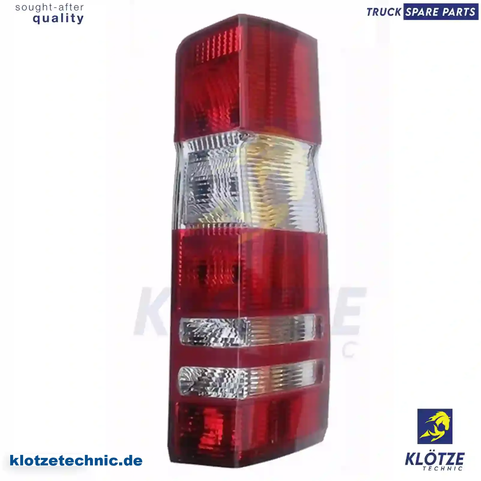 Tail lamp, right, with bulbs, 0008260551, 9068200264, ZG21057-0008 || Klötze Technic