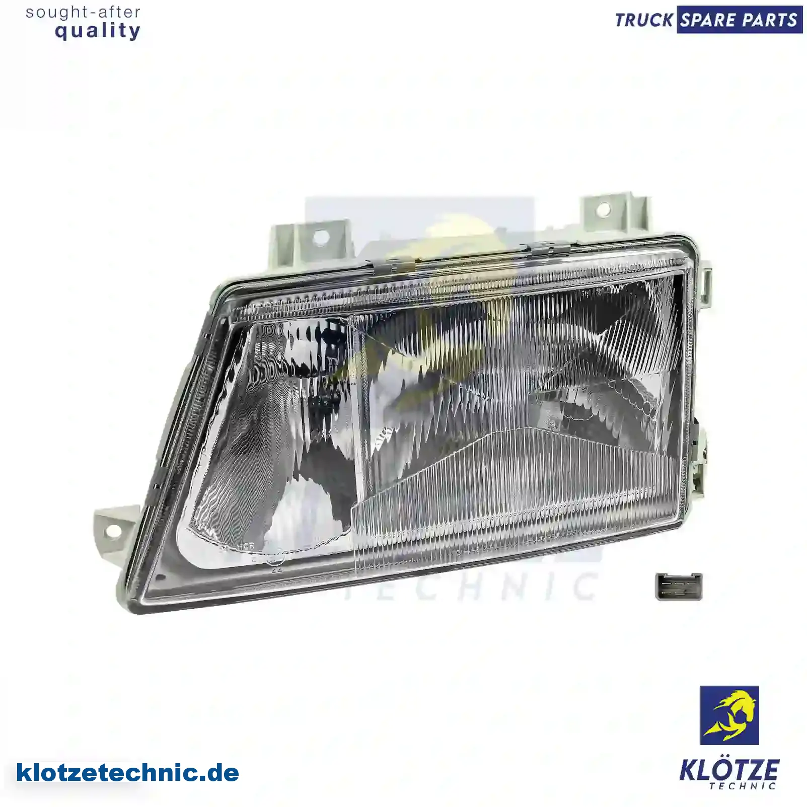 Headlamp, left, without bulbs, with fog lamp, 9018200561, , , , , , , , || Klötze Technic