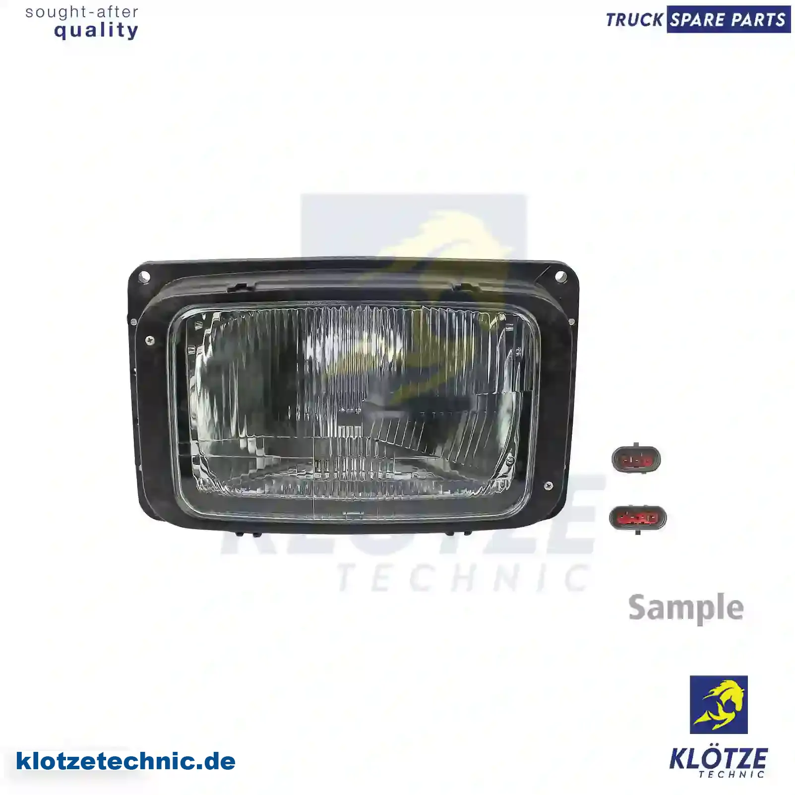 Headlamp, right, 906473, 1400003420, 9578200161, 9578200361 || Klötze Technic