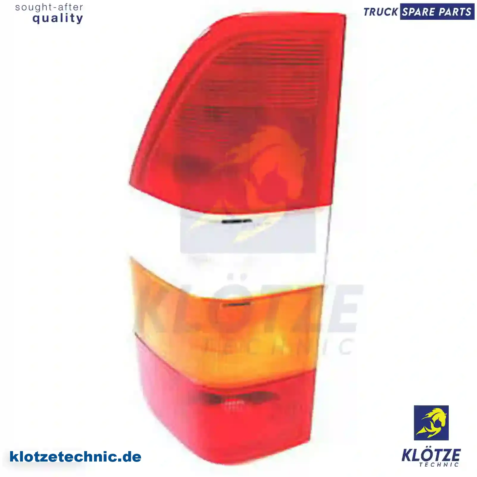 Tail lamp, right, without lamp carrier, 8261956, 90182002 || Klötze Technic