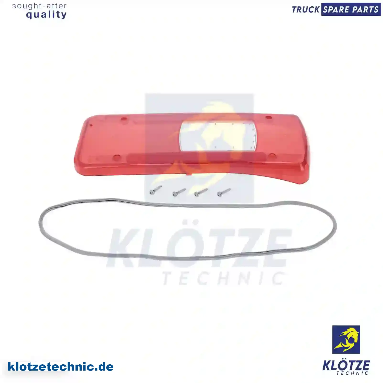 Tail lamp glass, right, 9108261100 || Klötze Technic