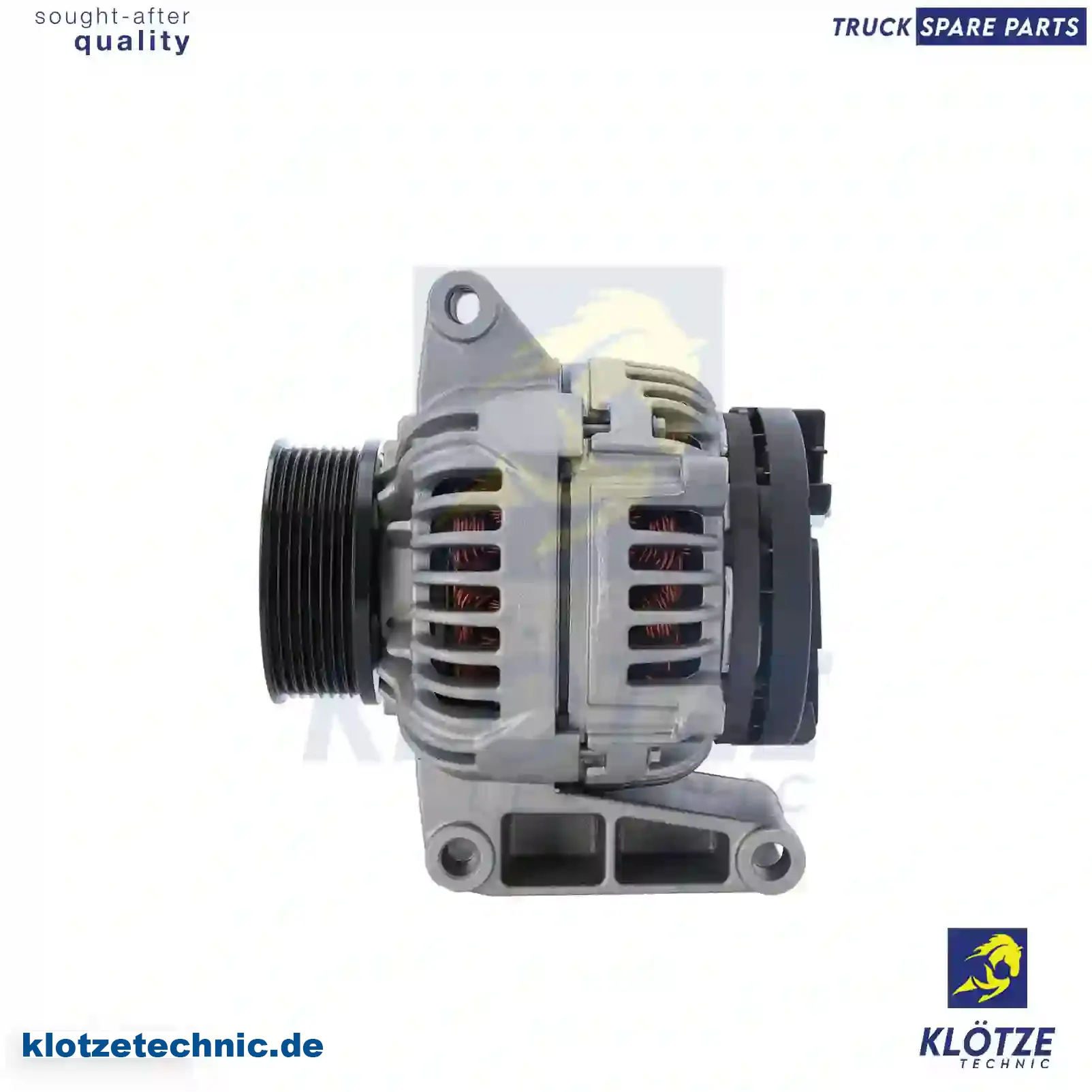 Alternator, with pulley, 151540202, 015154 || Klötze Technic