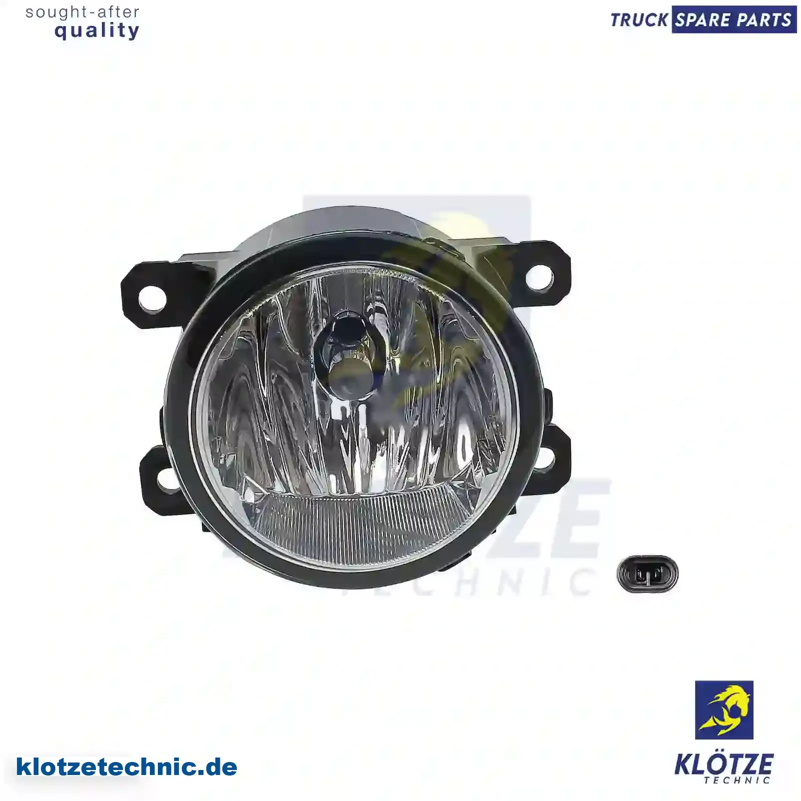 Fog lamp, with bulb, 1612502180, 51858824, 71771824, 5801587021, 1612502180 || Klötze Technic