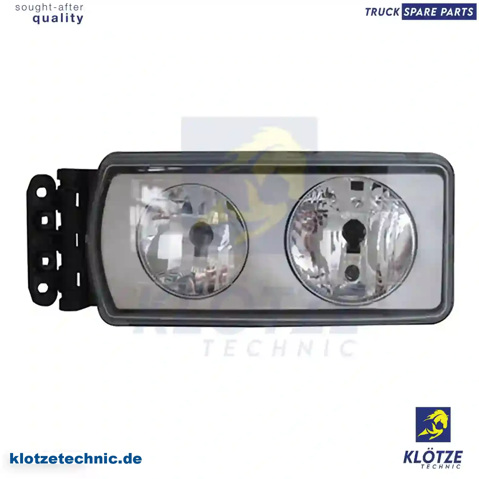 Headlamp, left, with bulbs, 504020193, , , || Klötze Technic