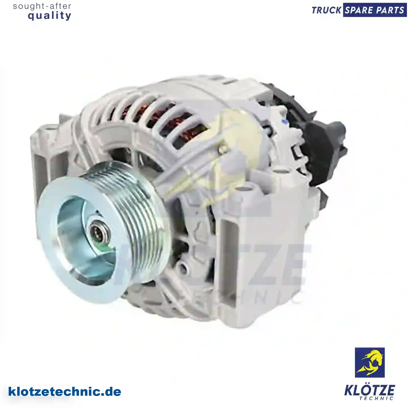 Alternator, 1570887, 1884268, 1888010, 2398368, 570887, 573015, ZG20229-0008 || Klötze Technic