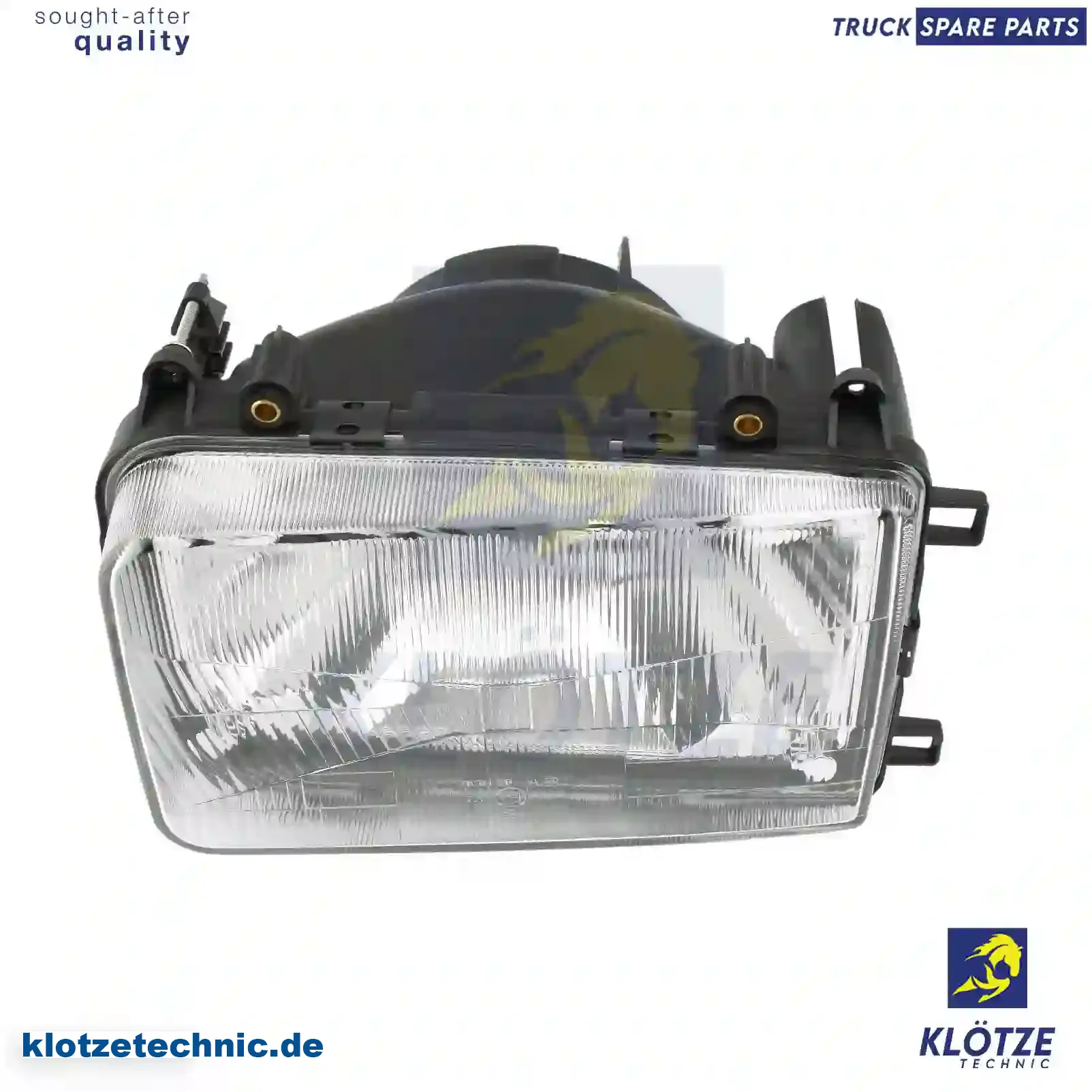 Headlamp, left, electrical height control, 1293366 || Klötze Technic