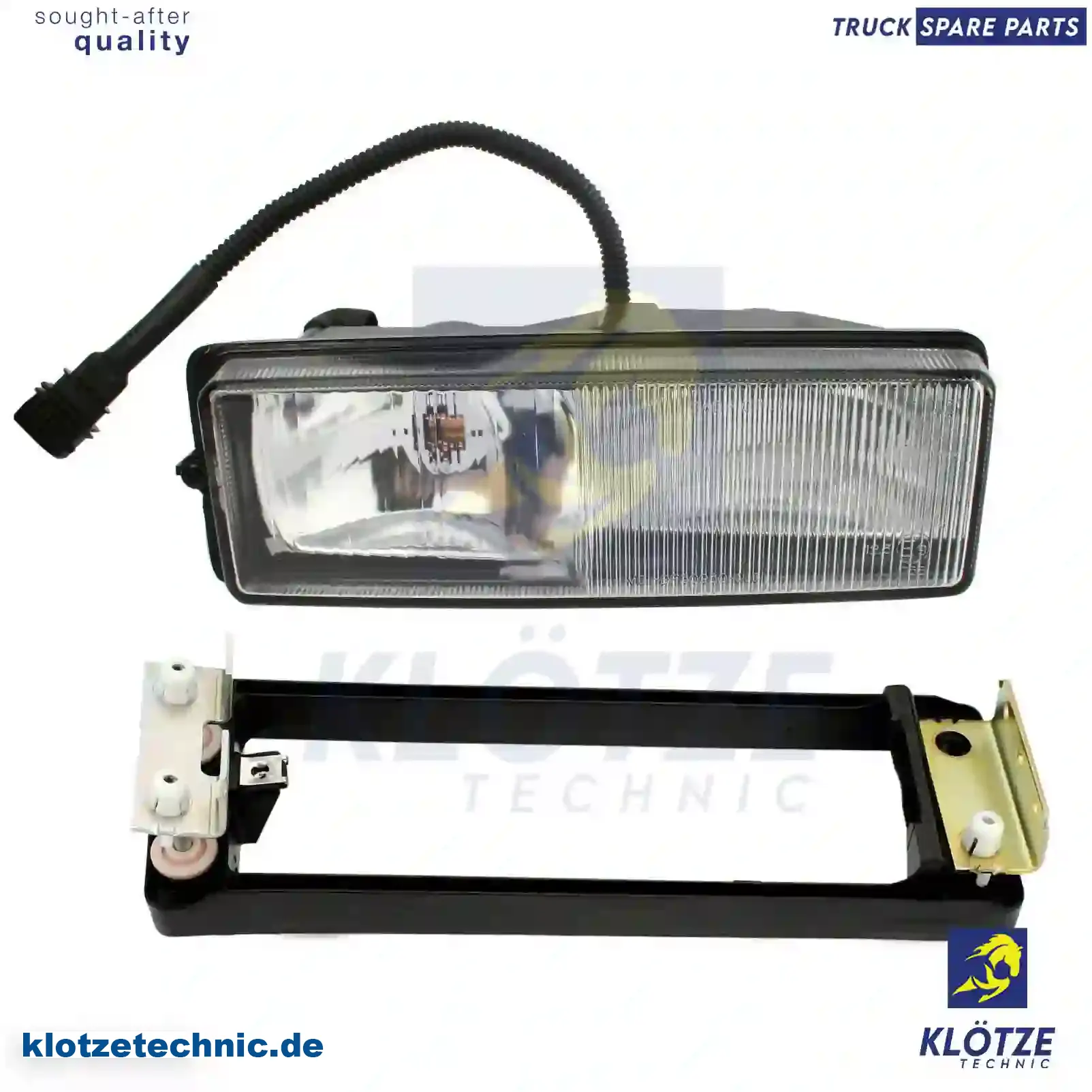 Auxiliary lamp, right, with bracket, 1328861S1, ZG20263-0008 || Klötze Technic