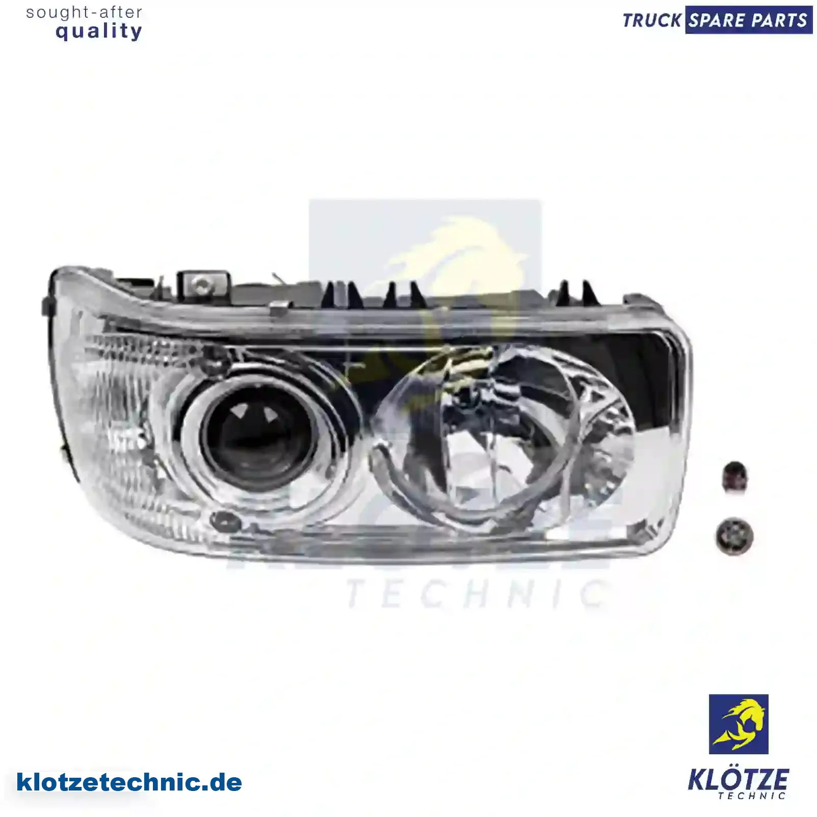 Headlamp, left, 1636910, 1699932, 1743690 || Klötze Technic