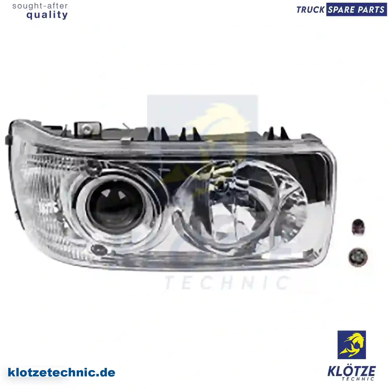 Headlamp, right, 1636911, 1699933, 1743691 || Klötze Technic