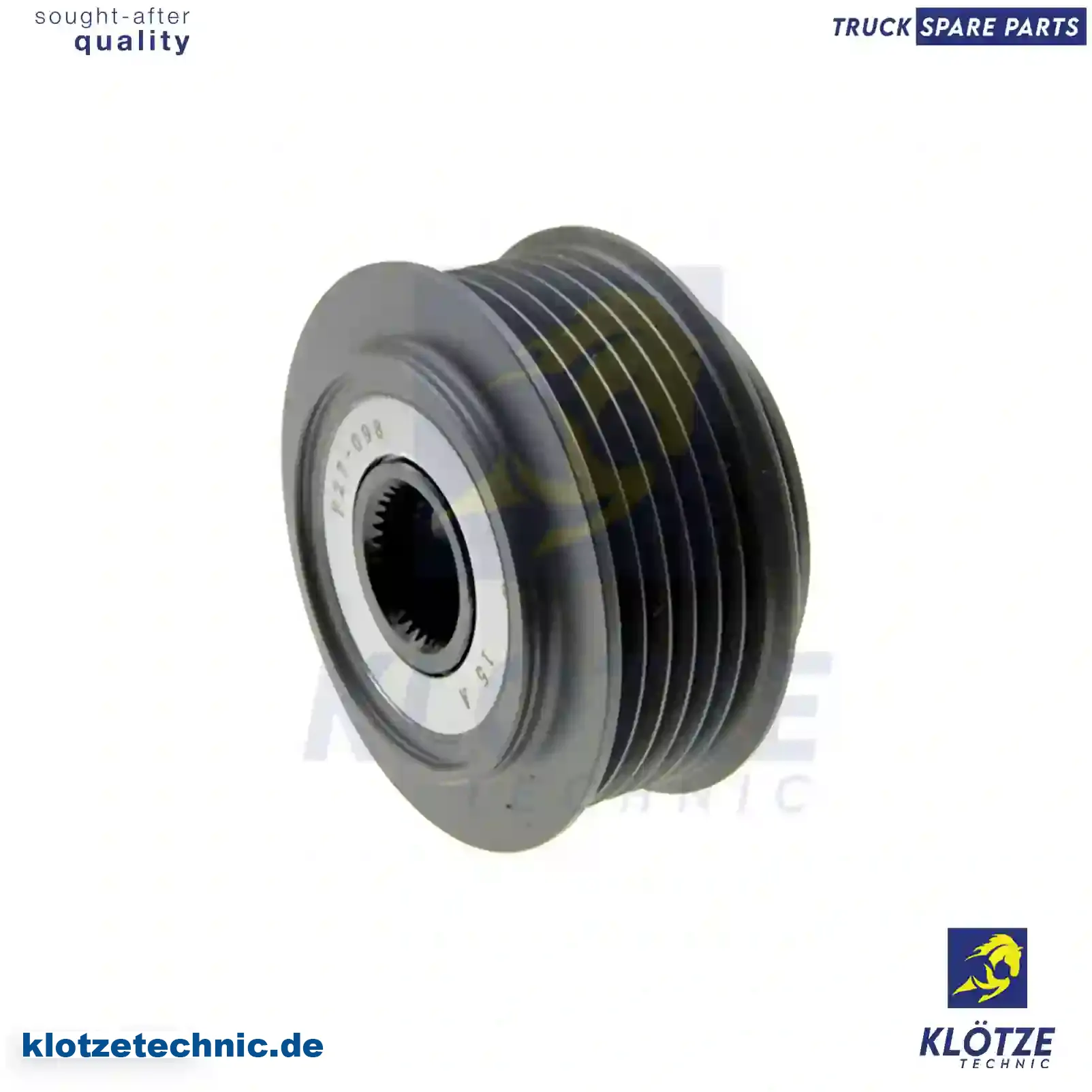 Pulley, Alternator, 021903119H, , || Klötze Technic