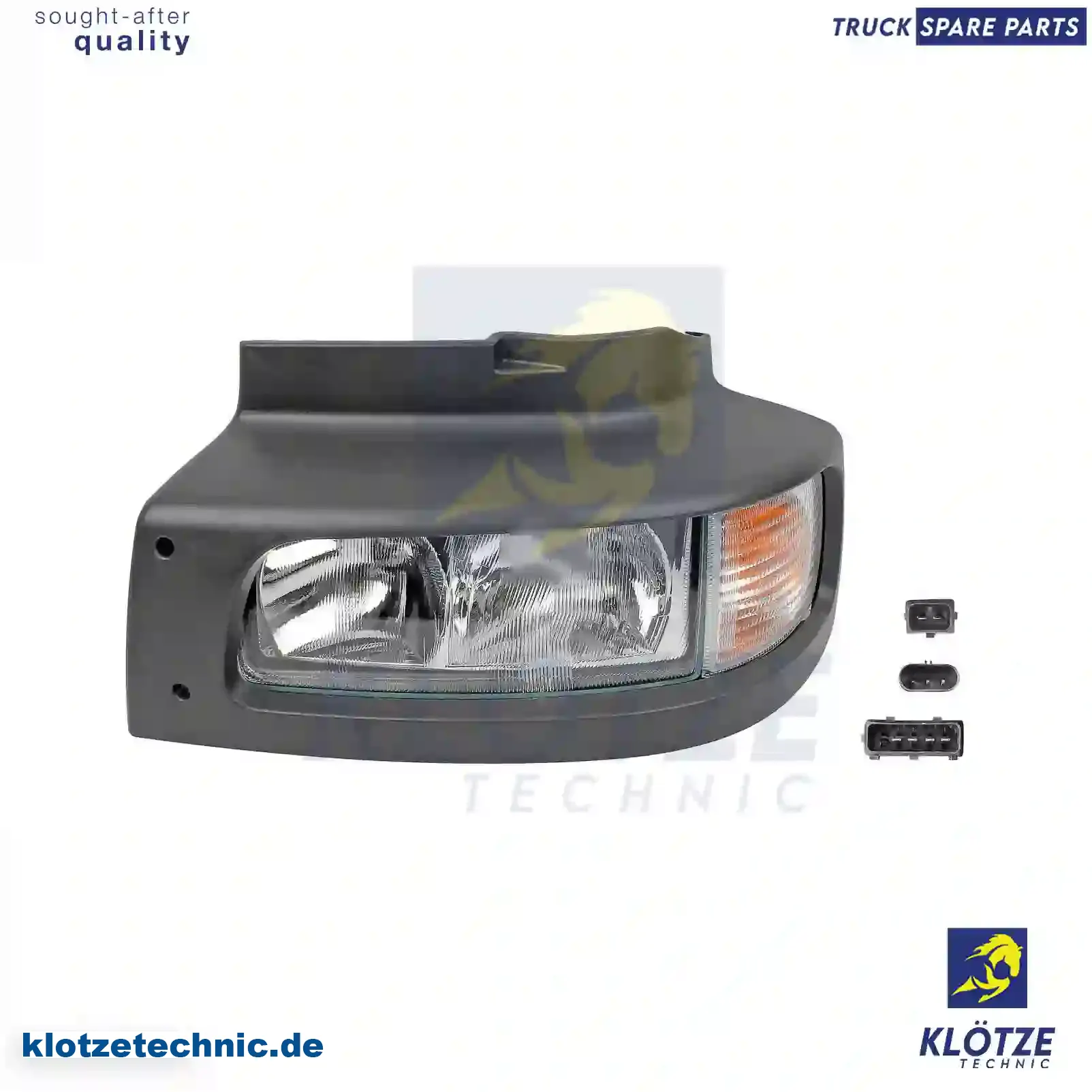 Headlamp, complete, left, 5010468976 || Klötze Technic