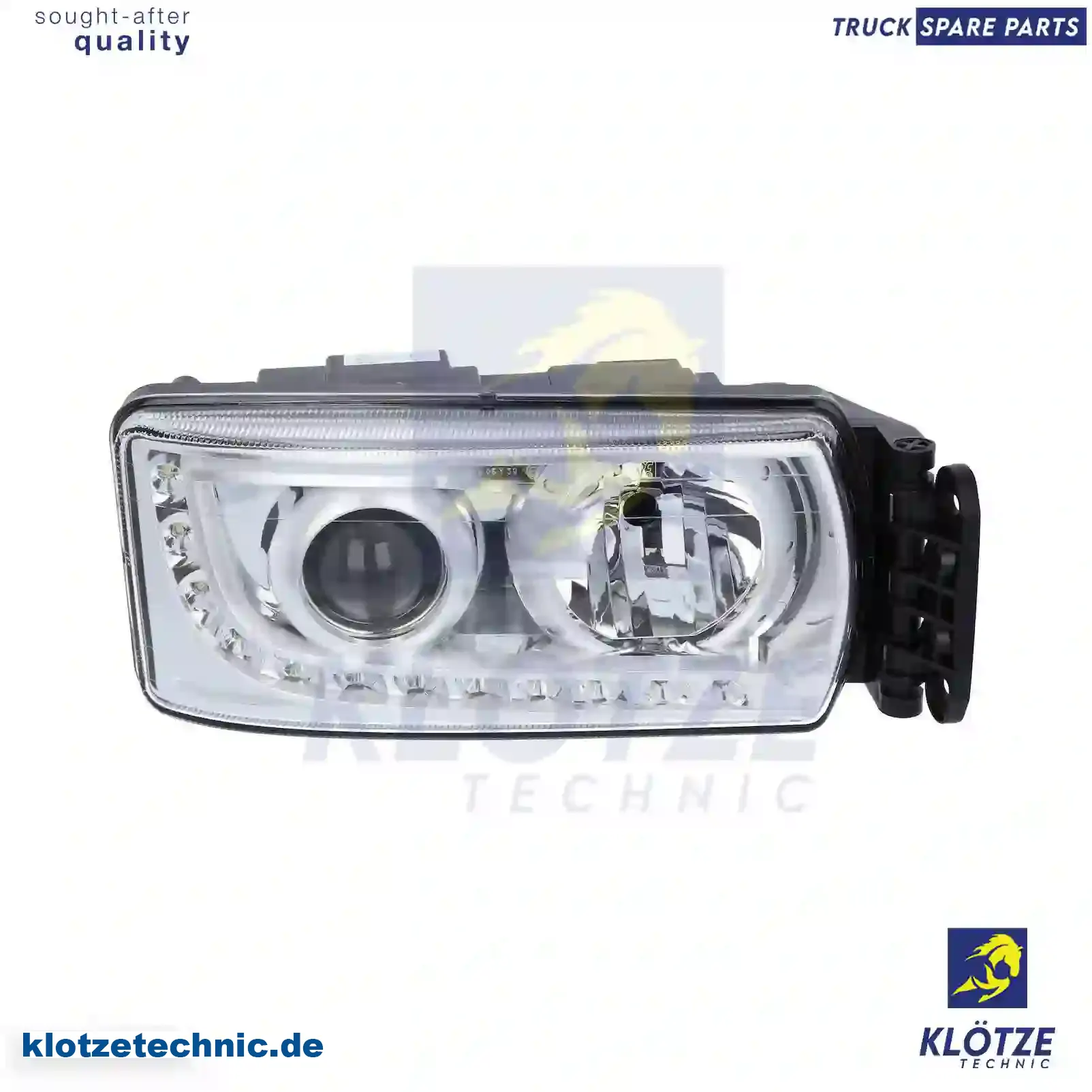 Headlamp, right, with control unit, 5801639122, 5801745452, 5801745782, || Klötze Technic