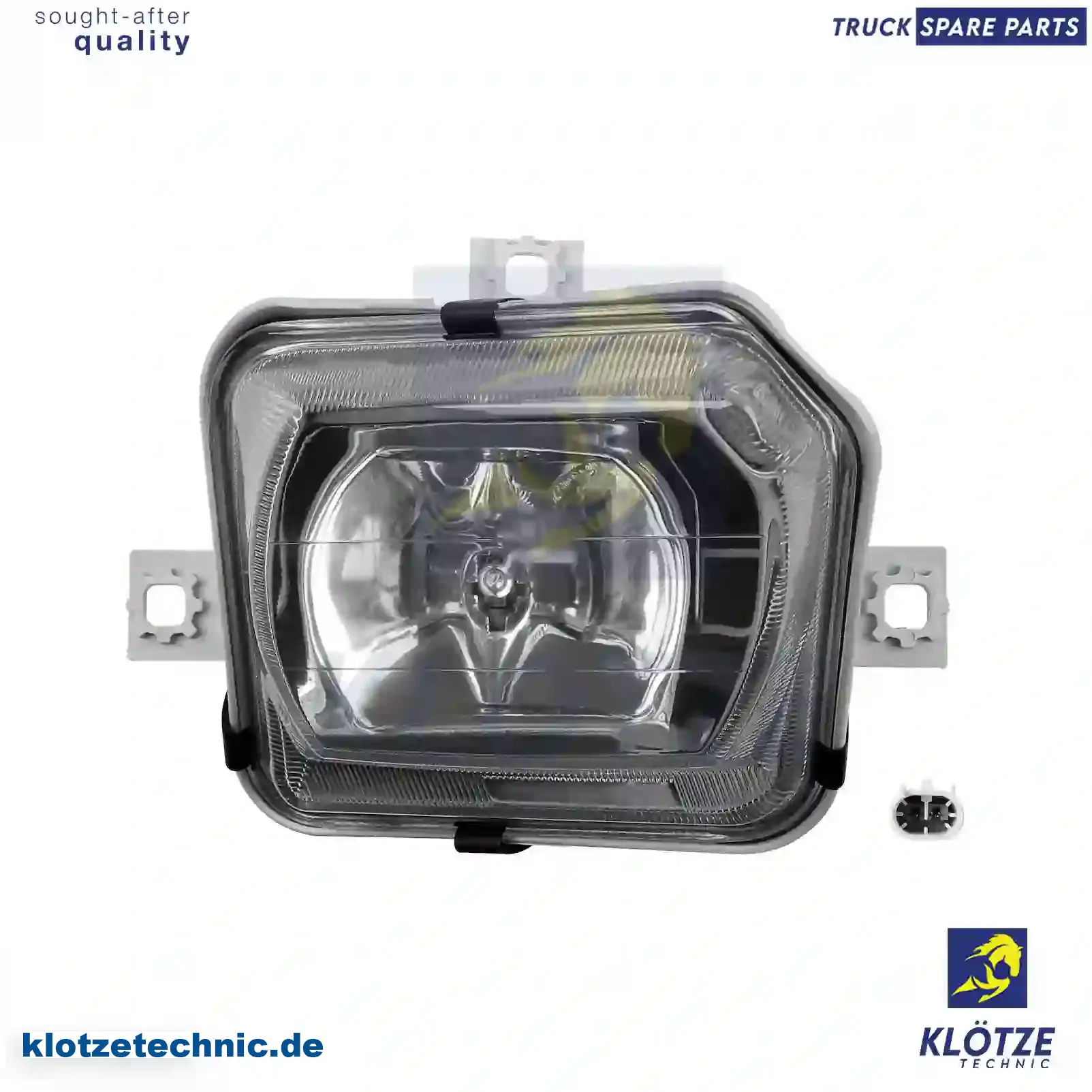 Fog lamp, right, with bulb, 500320684, ZG20428-0008 || Klötze Technic