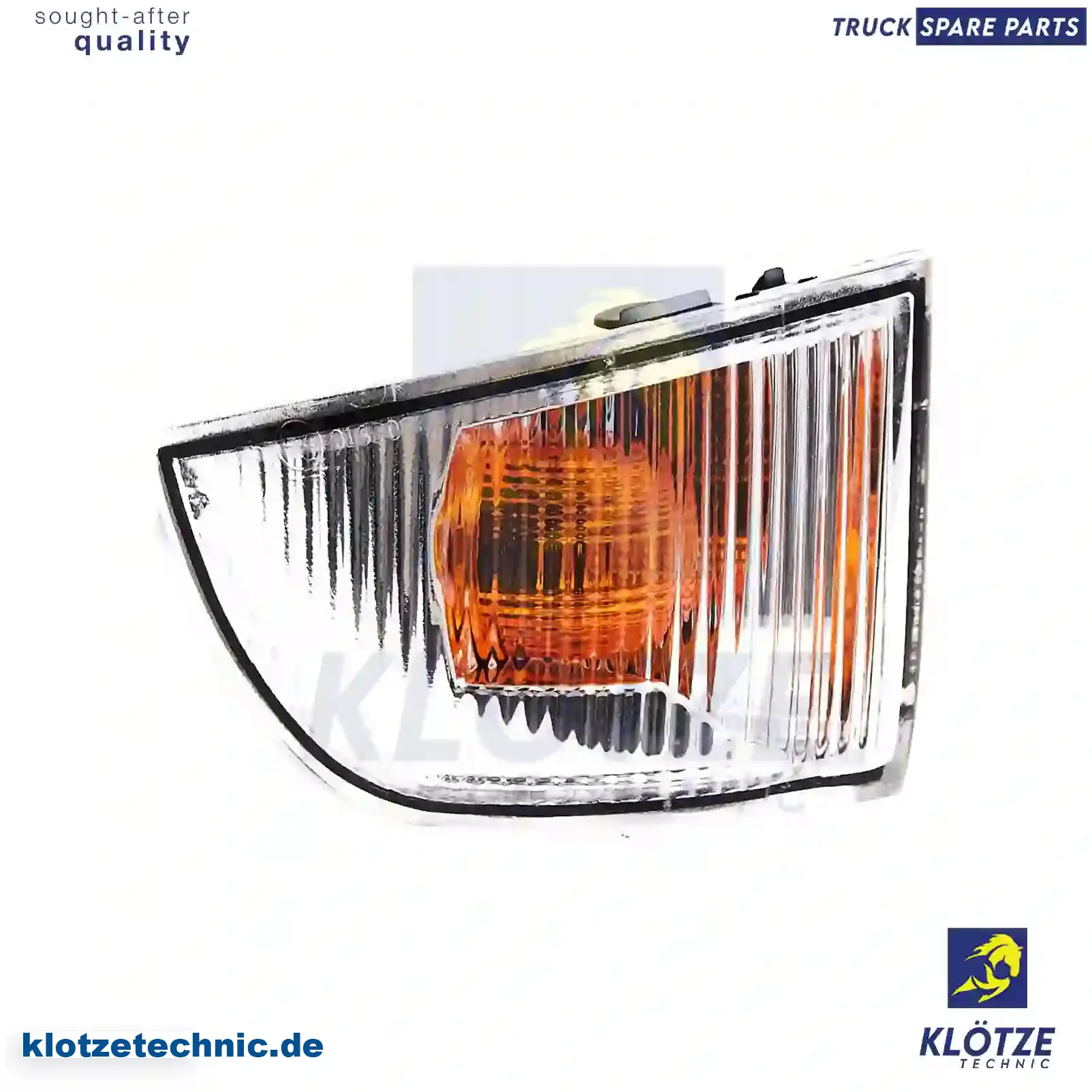 Turn signal lamp, left, without lamp carrier, 03801914, 3801914, ZG21199-0008 || Klötze Technic