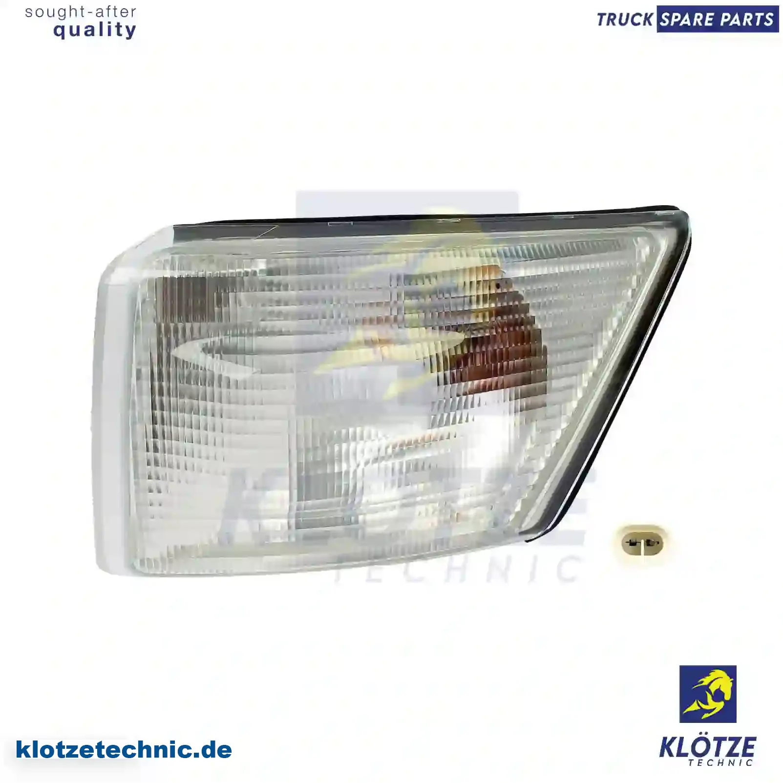 Turn signal lamp, left, with bulb, 504104465, ZG21193-0008, , || Klötze Technic