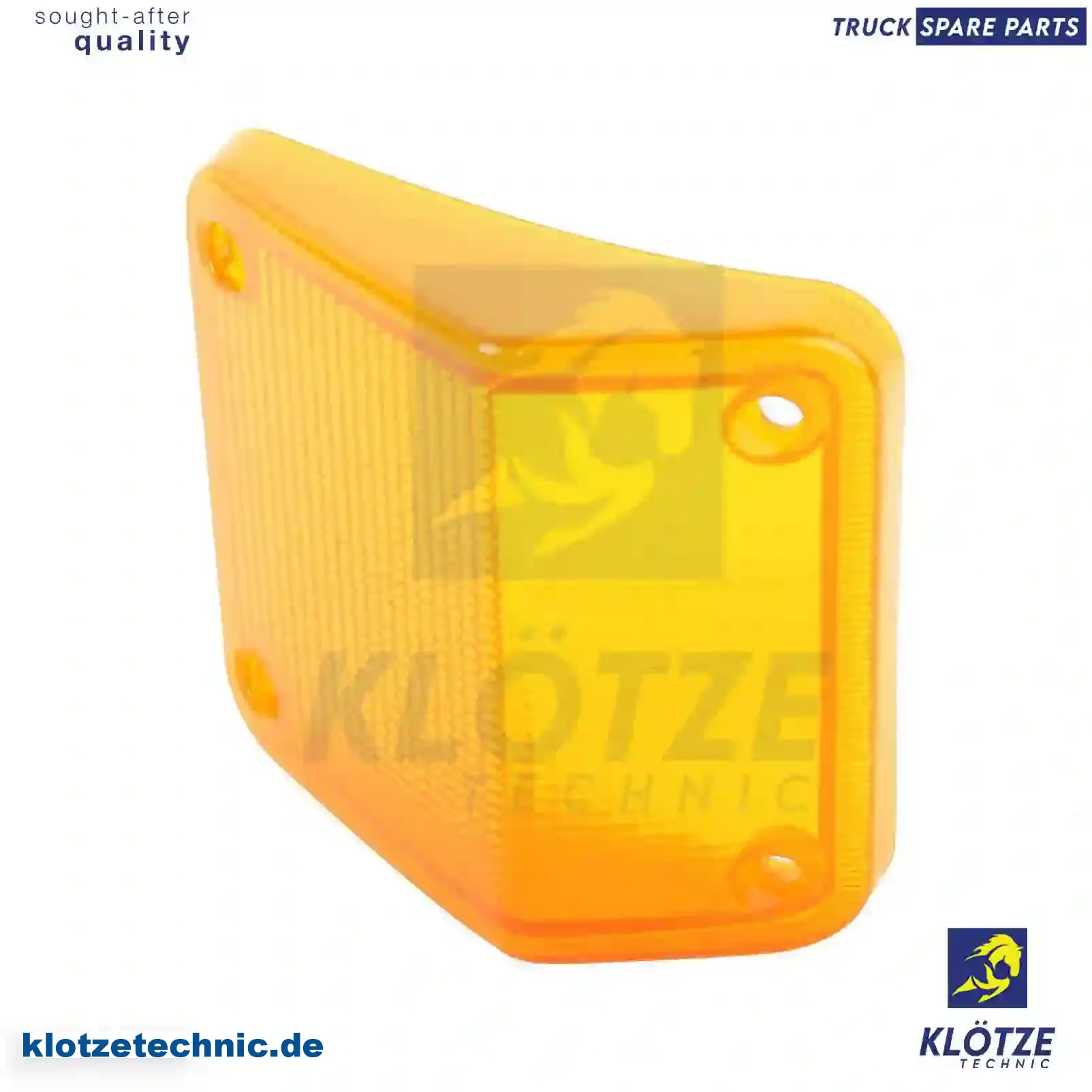 Turn signal lamp glass, right, 7980141, 7980141 || Klötze Technic