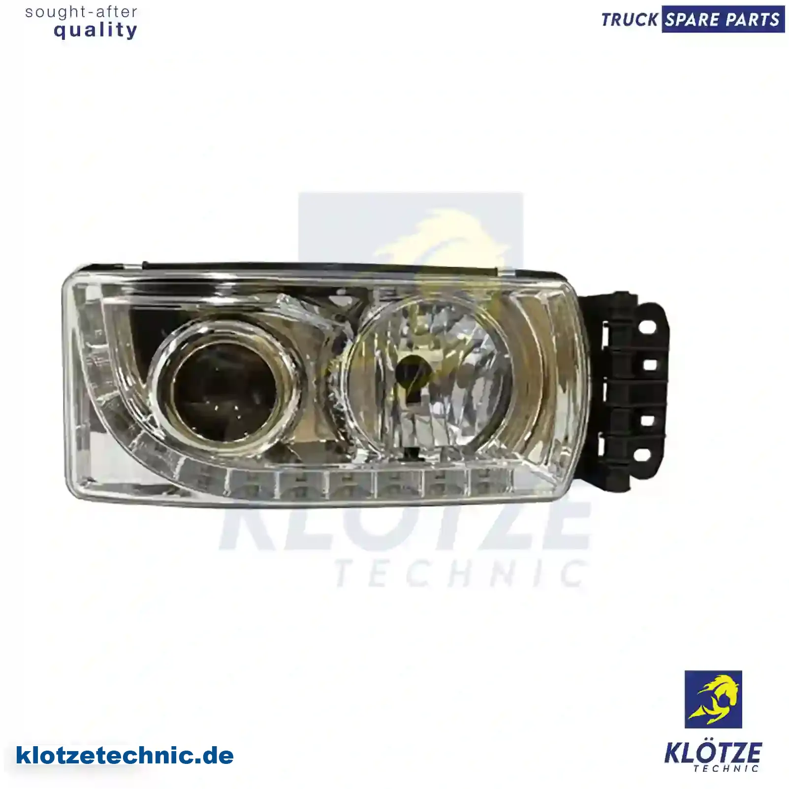 Headlamp, left, with control unit, 5801639118, 5801745449, 5801745781, || Klötze Technic