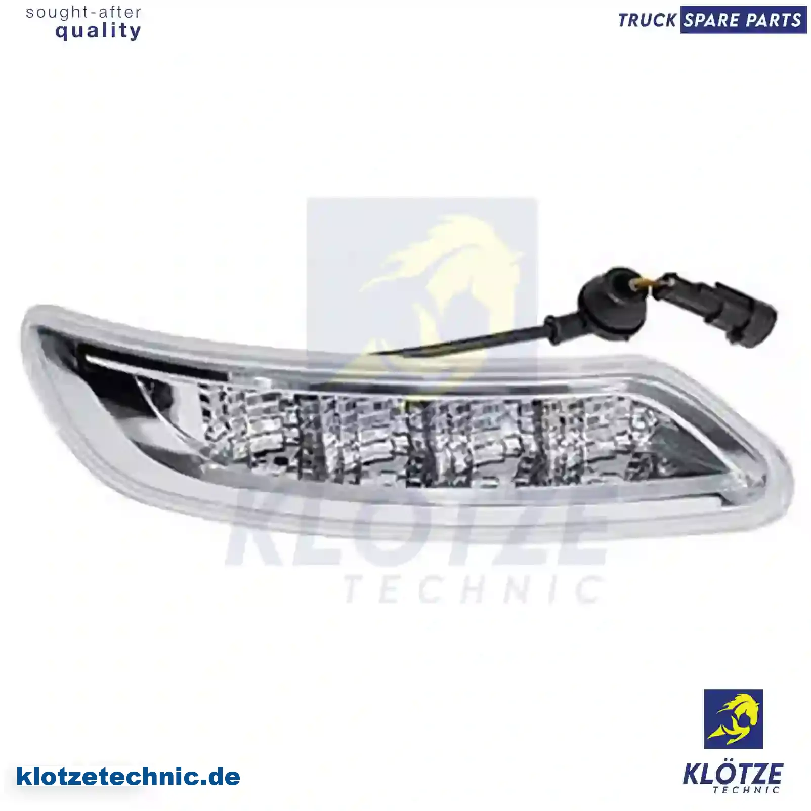 Position lamp, sun visor, right, 5801546522, ZG20699-0008 || Klötze Technic