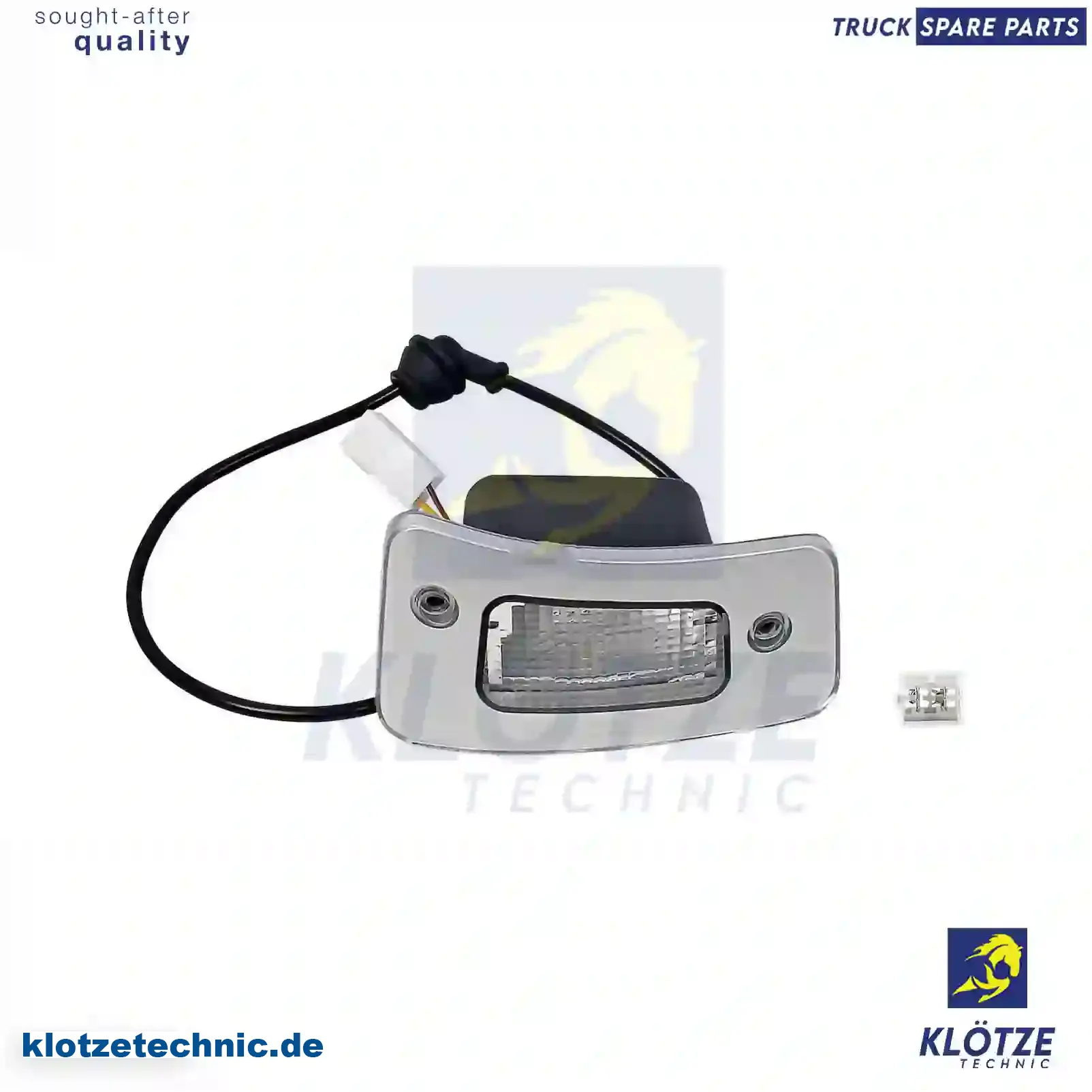 Side marking lamp, right, without bulb, 98461649 || Klötze Technic