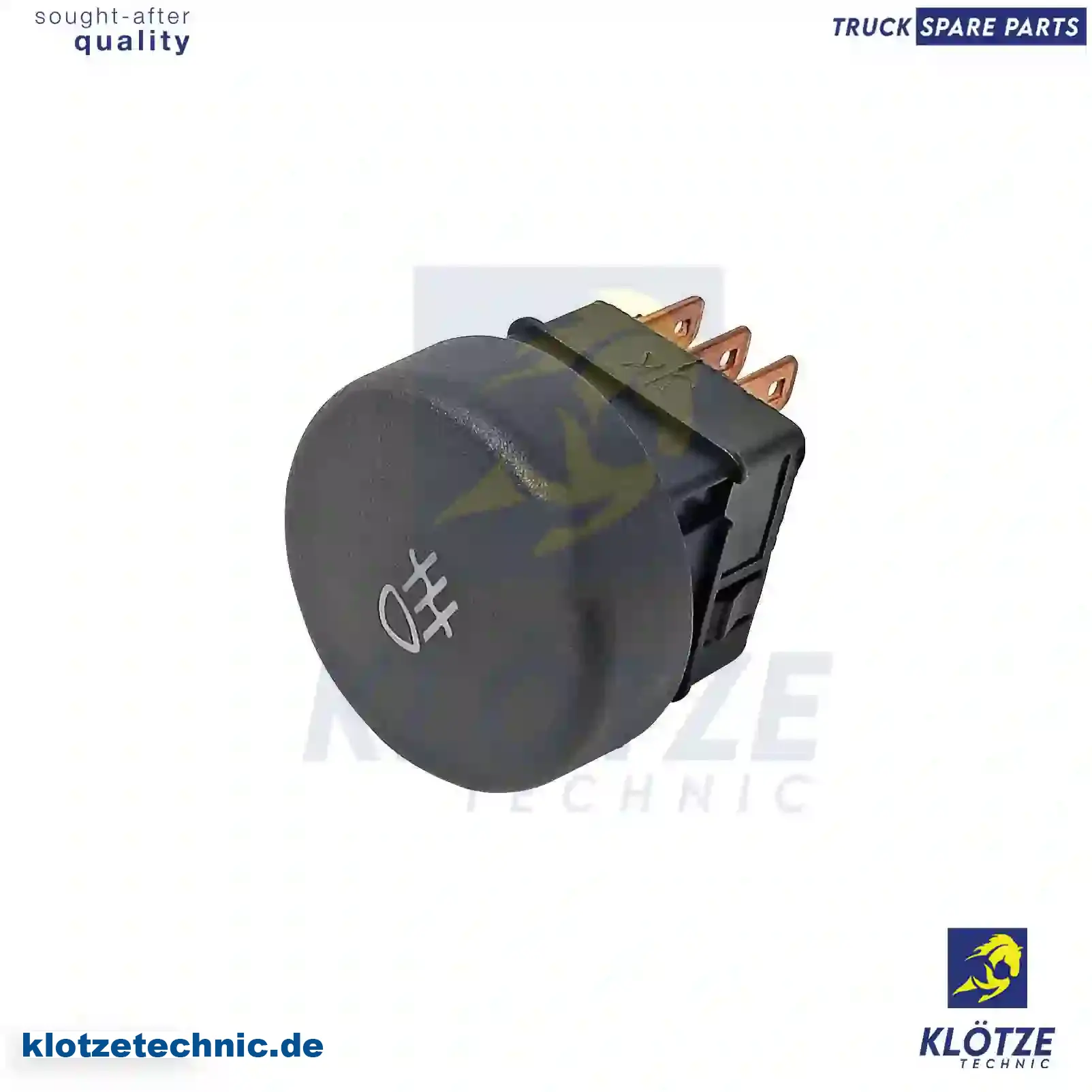 Switch, rear fog lamp, 500326122, 504049 || Klötze Technic