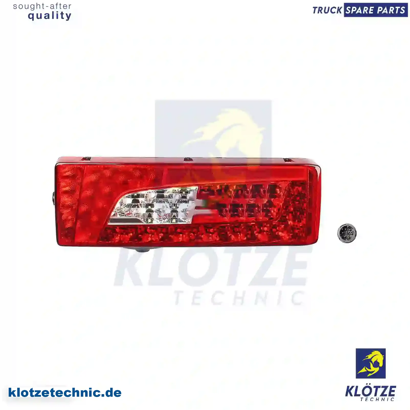 Tail lamp, right, with reverse alarm, 1905043, 2241859, 2380954 || Klötze Technic