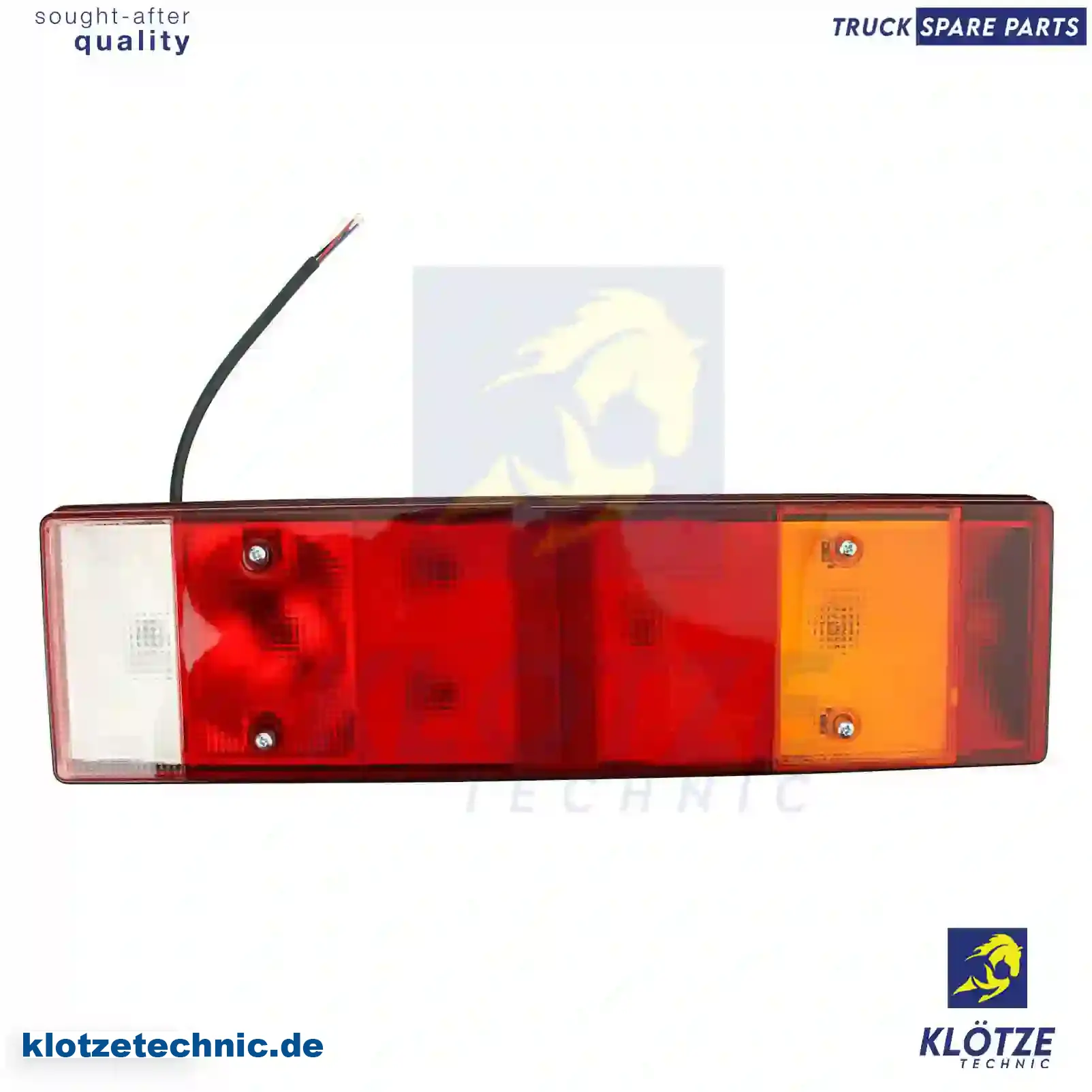 Tail lamp, left, 1350337, ZG20998-0008, , , , || Klötze Technic