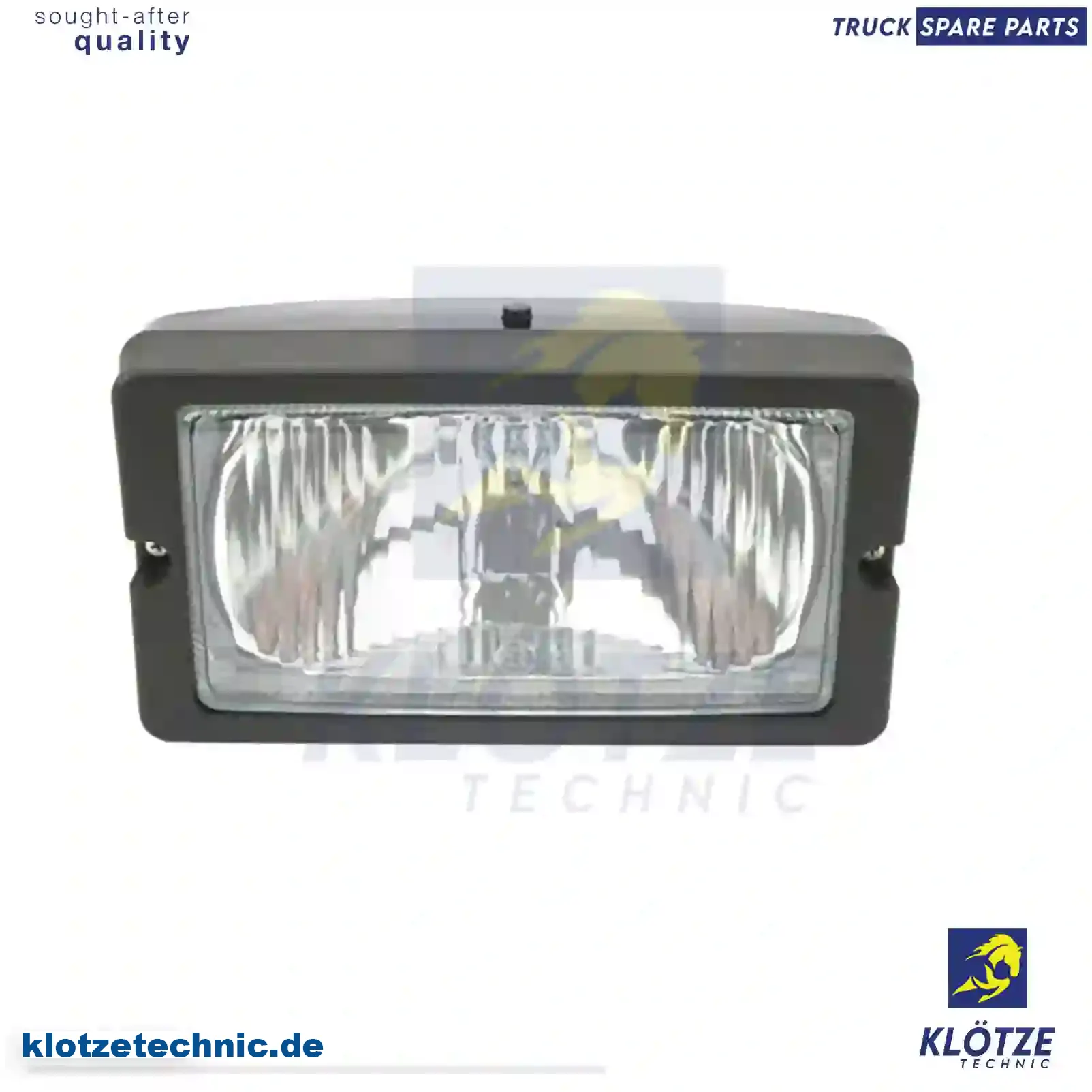 High beam lamp, 81251016266, 1358984, 1379997, 1490050, 1749953, 584085, ZG20545-0008 || Klötze Technic