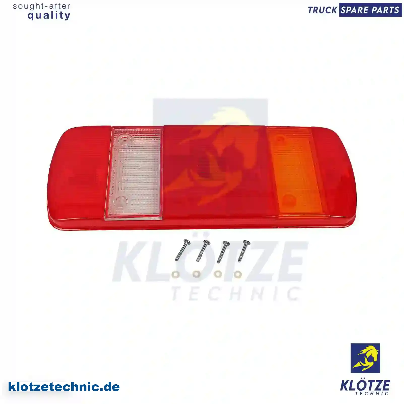 Tail lamp glass, 1412392, , || Klötze Technic