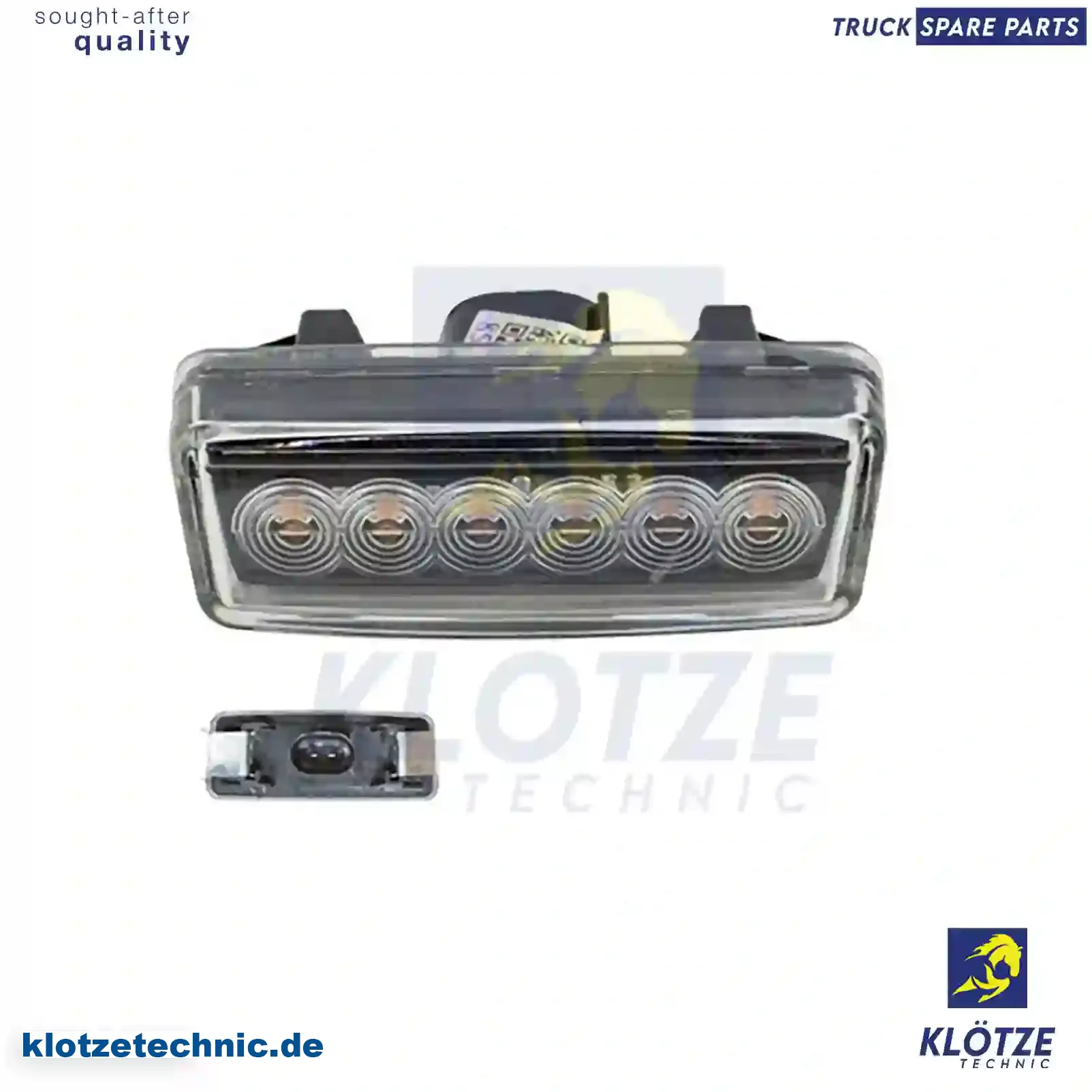 Turn signal lamp, 1928063, 2083830, ZG21146-0008 || Klötze Technic