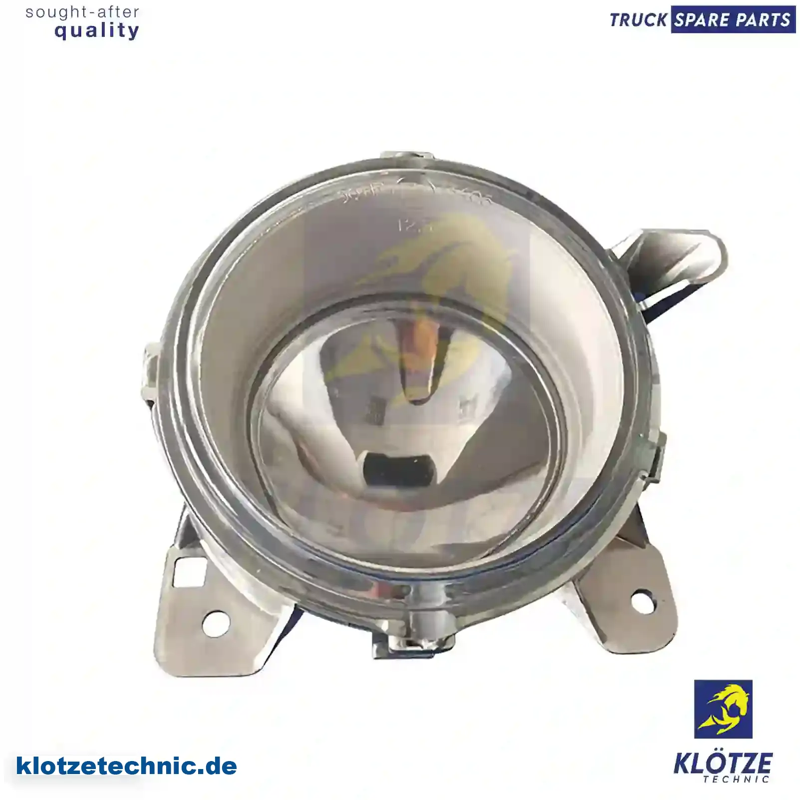 High beam lamp, bumper, left, without bulb, 1446353, 1511539, 1852569, 2248103, ZG20546-0008 || Klötze Technic