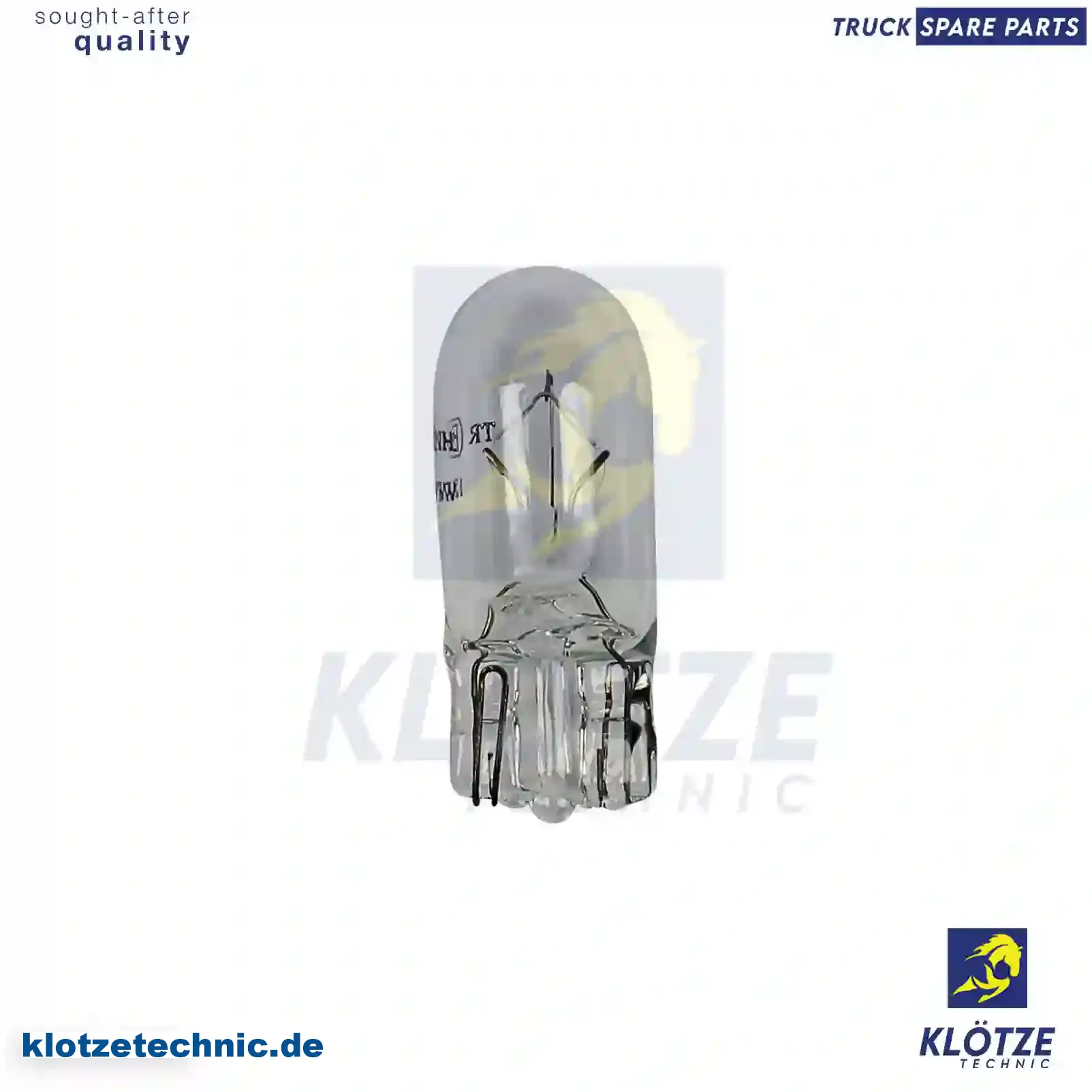 Bulb, N0177522, 072601012240, 5003097052, N0177522, ZG20333-0008 || Klötze Technic