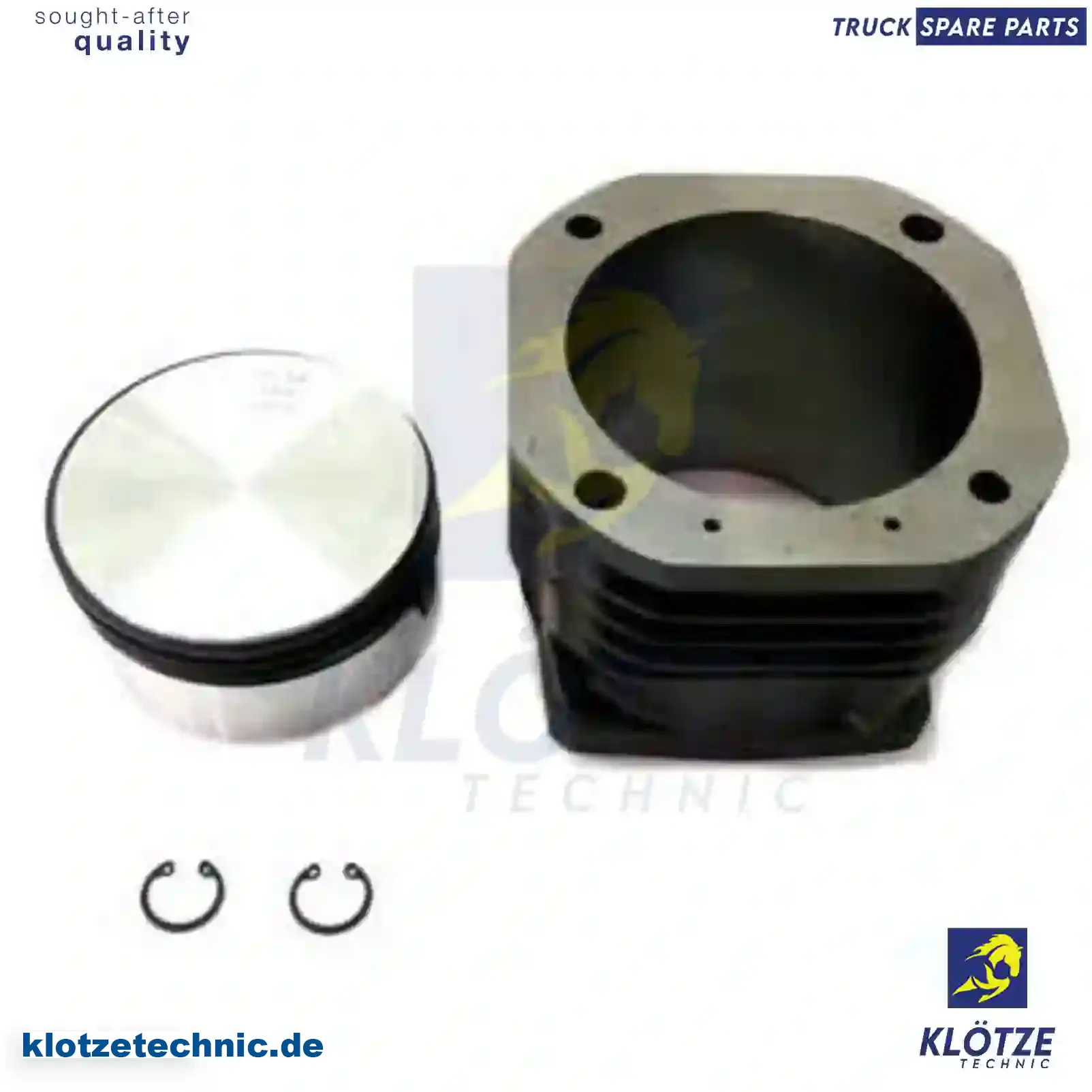 Piston and liner kit, air cooled, 4411300008 || Klötze Technic