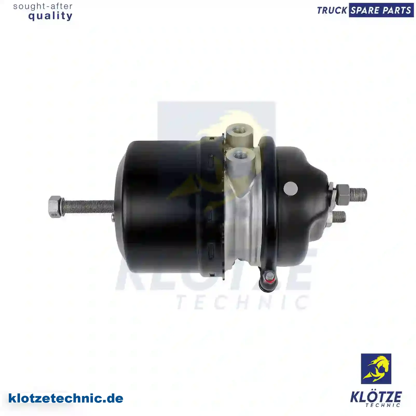 Spring brake cylinder, right, 0203278700, 1506402, A3A827202, M076162, JAE0210408918, 336681, 5812868, 0174208918 || Klötze Technic