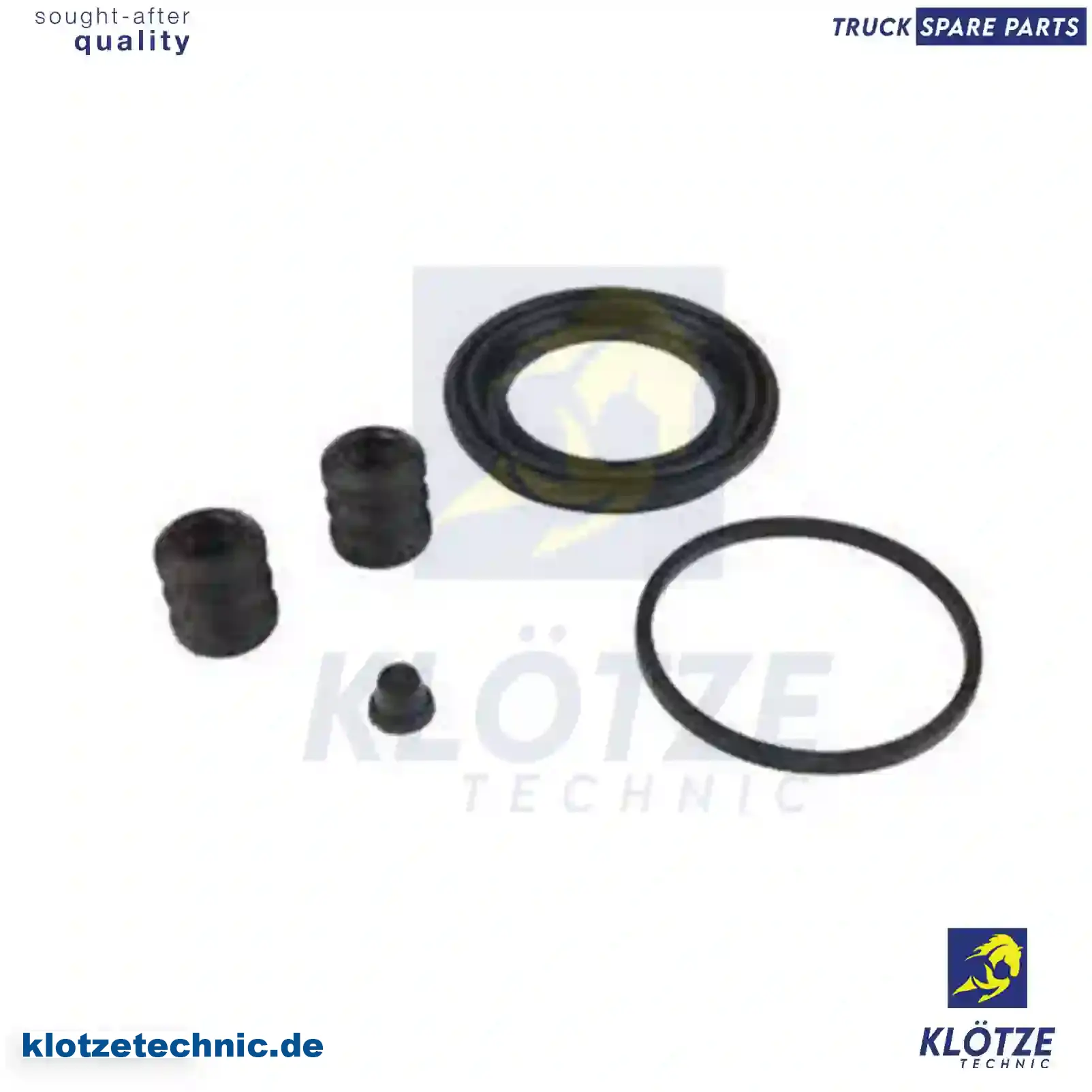 Repair kit, brake caliper, 34116773126, 1661490, 1661491, 6449782, 6501431, 6668594, JLM21495, MJD7868AA, 0014202383, 7701202048, 251698471A, 2D0698471 || Klötze Technic