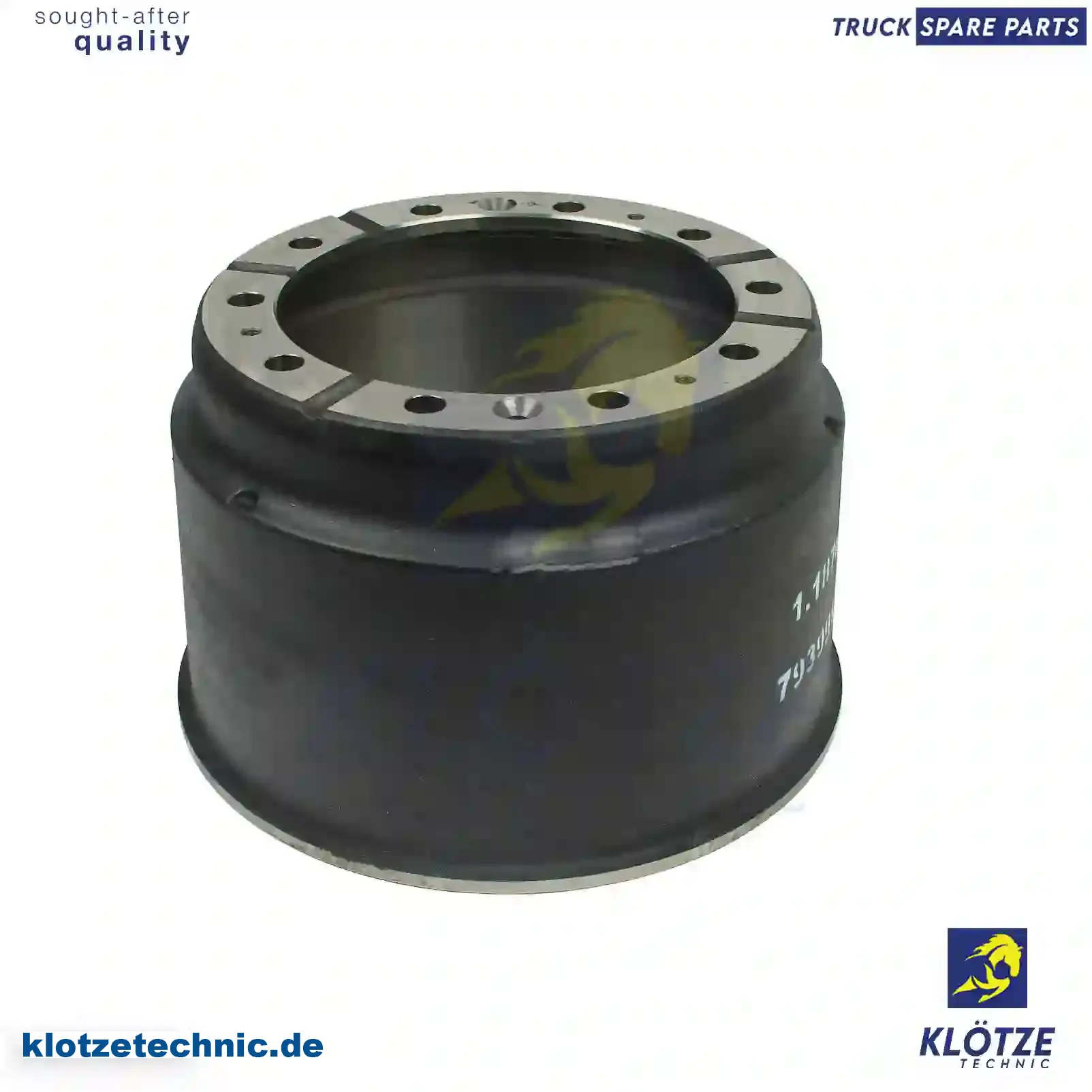 Brake drum, 1673645, 277308, 305406, 360572, ZG50231-0008, , , || Klötze Technic