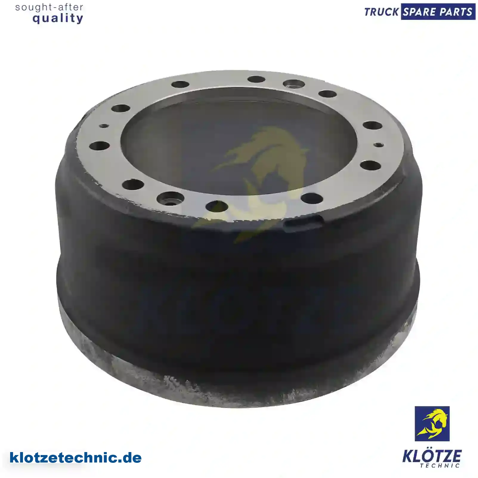 Brake drum, 0365579, 1523681, 365579, 57983, MBD1023, , , || Klötze Technic