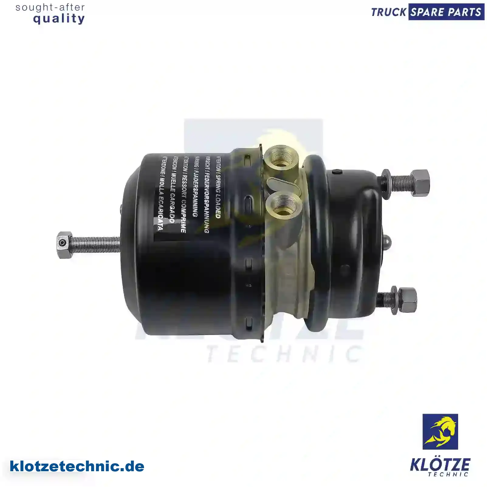 Spring brake cylinder, right, 0154206318, 0154208118, 0194205918, 0204206018, || Klötze Technic