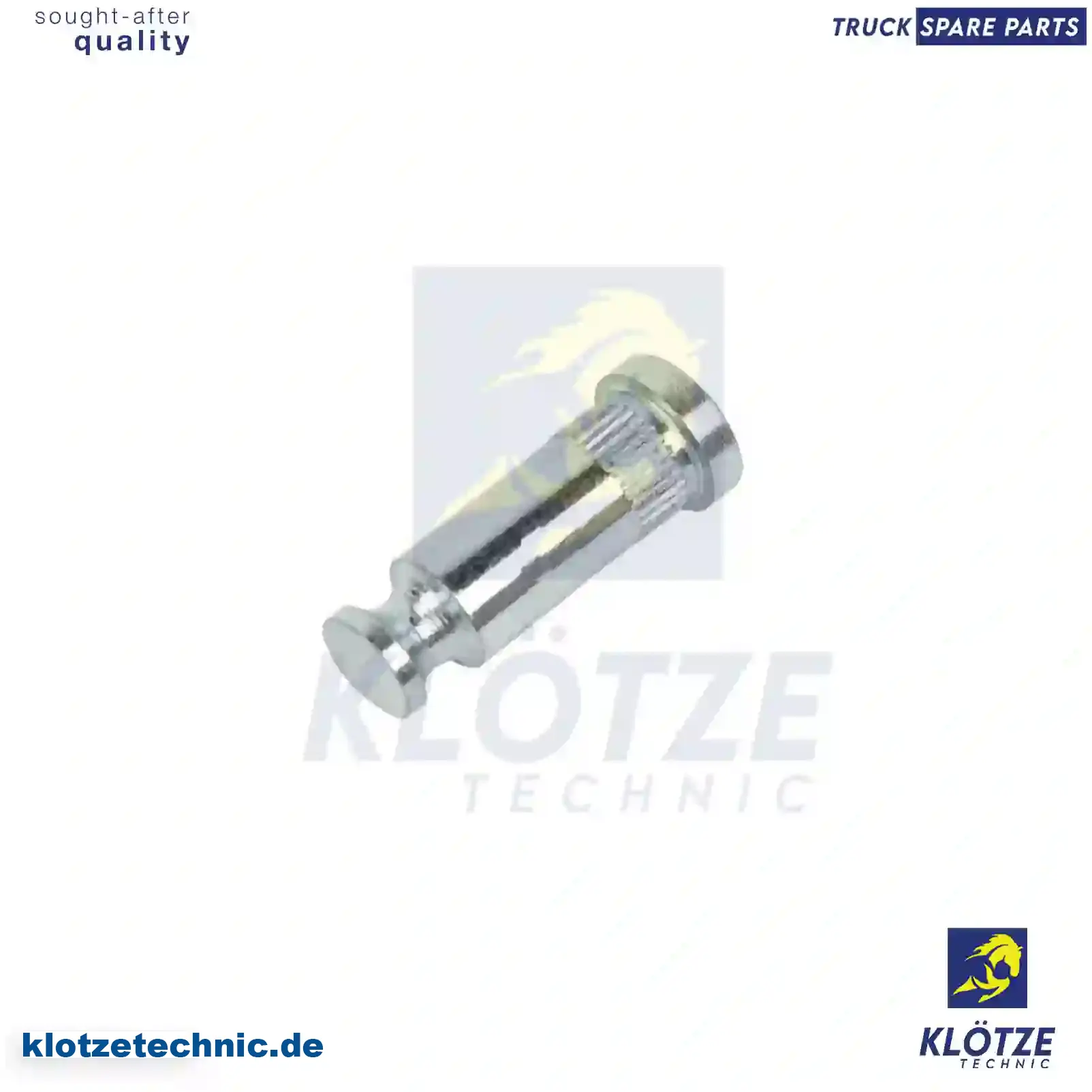 Spring lock pin, 1304645, 372138, ZG50797-0008 || Klötze Technic