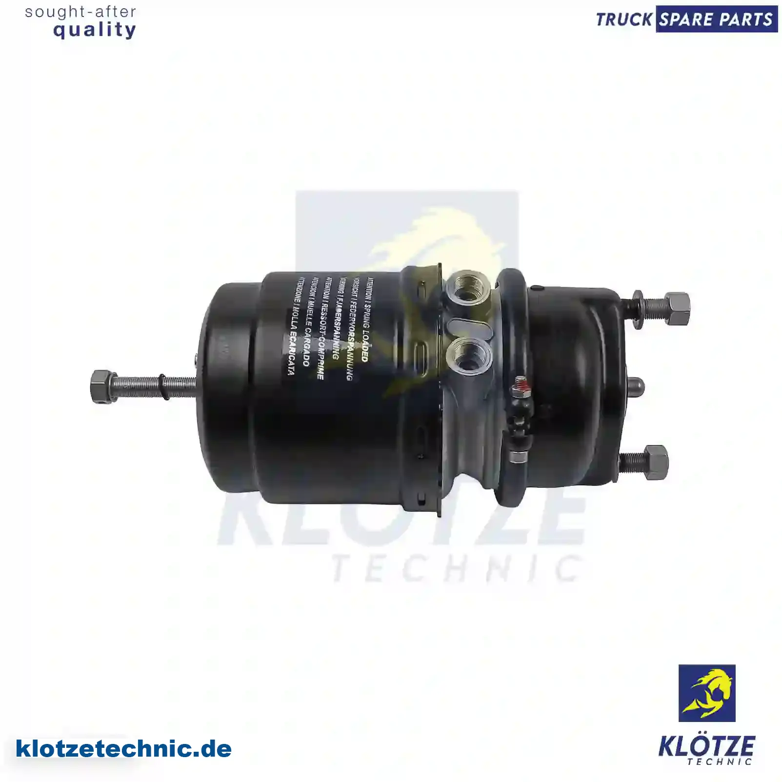 Spring brake cylinder, left, 1505441, 81504106733, 81504106753, 81504109733, , , || Klötze Technic