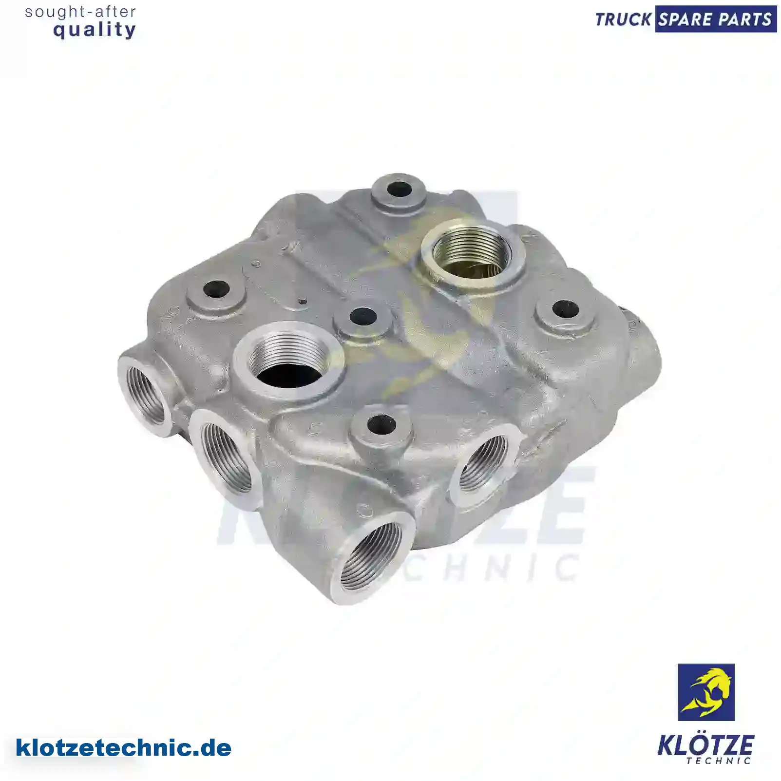 Cylinder head, compressor, 81541110026, 0001311621, 0001314319 || Klötze Technic