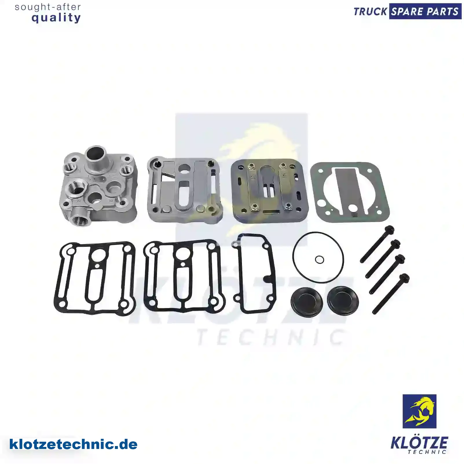 Cylinder head, compressor, complete, 51541007117S1, 51541007205S1 || Klötze Technic